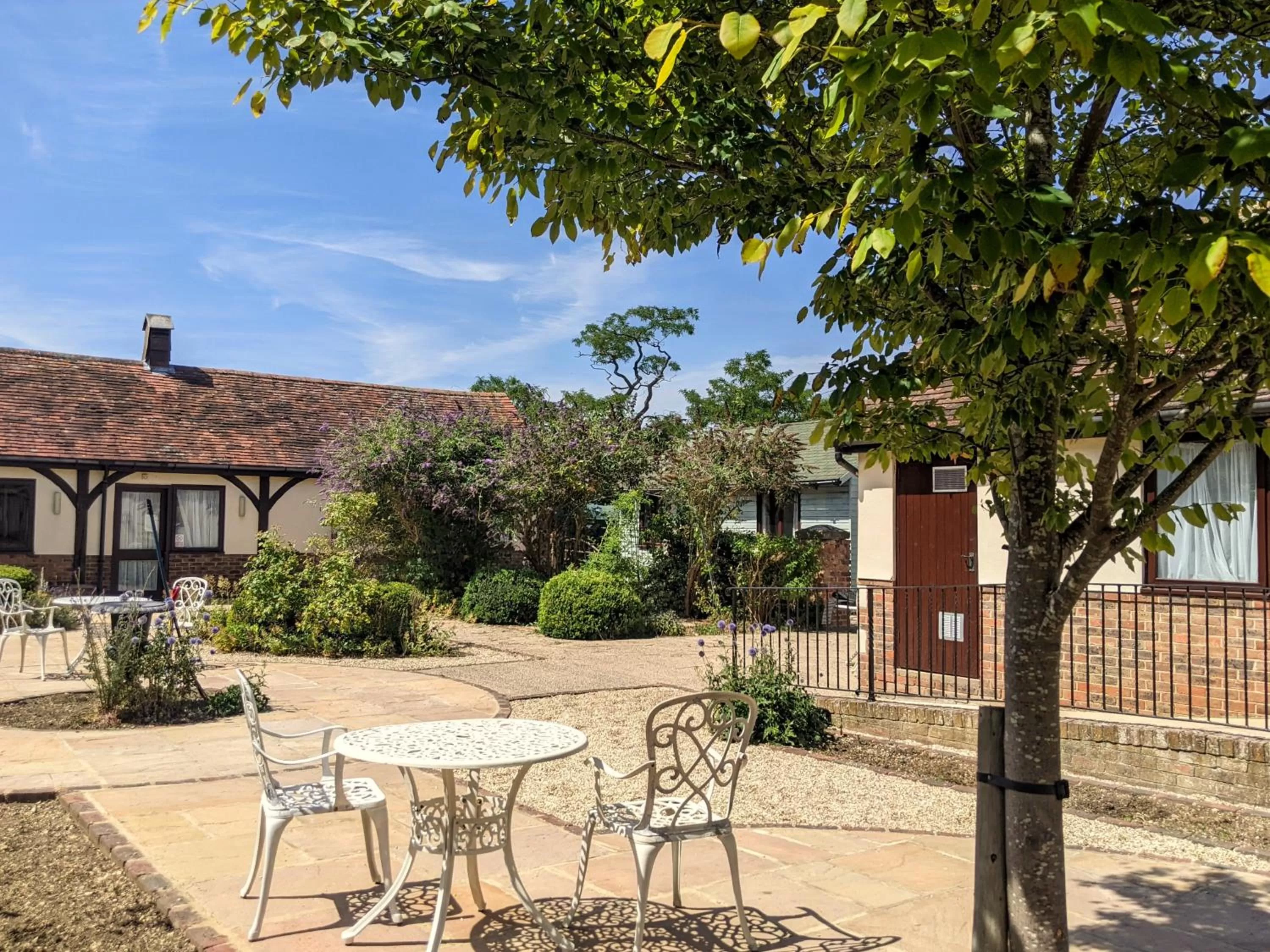 Patio in Kingfisher Barn