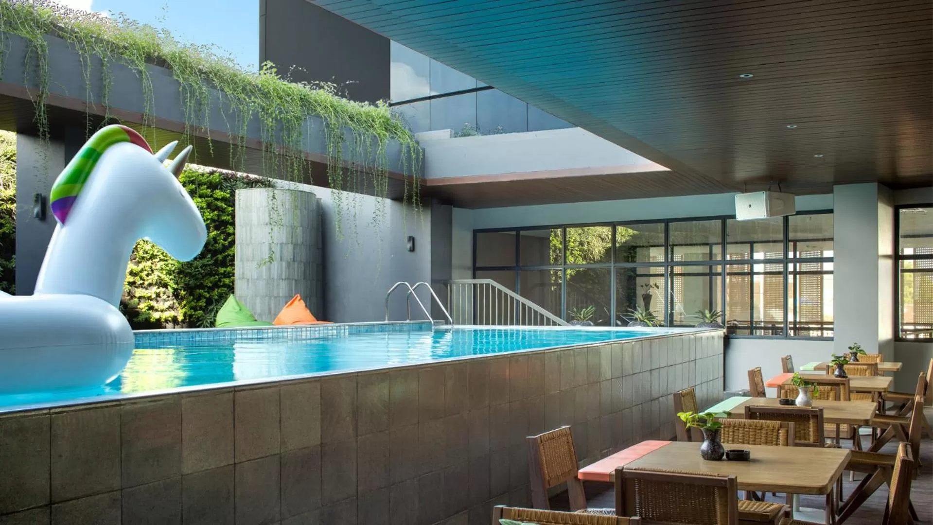 Seating area in ARTOTEL Yogyakarta