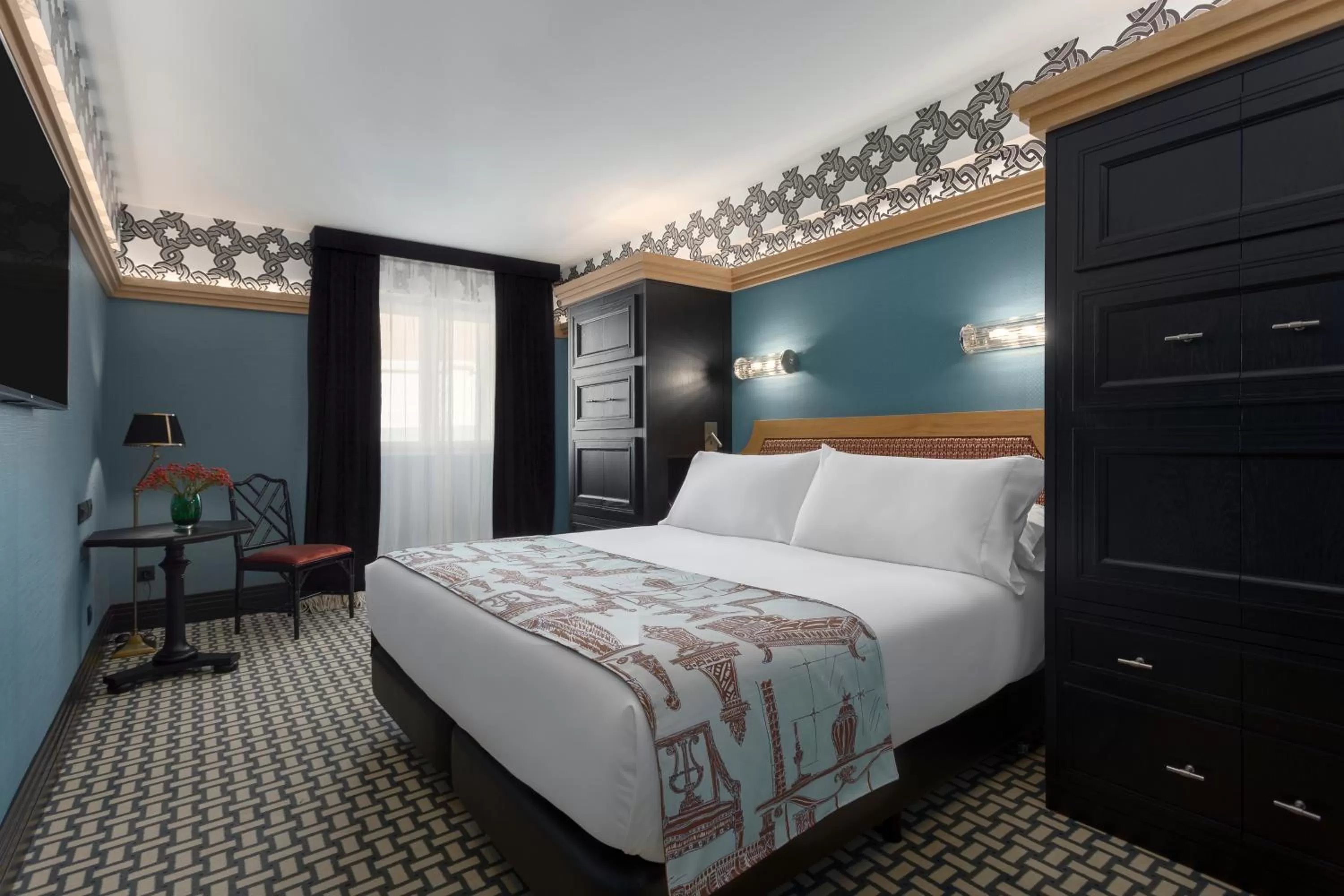 Bed in Room Mate Collection Alba, Madrid