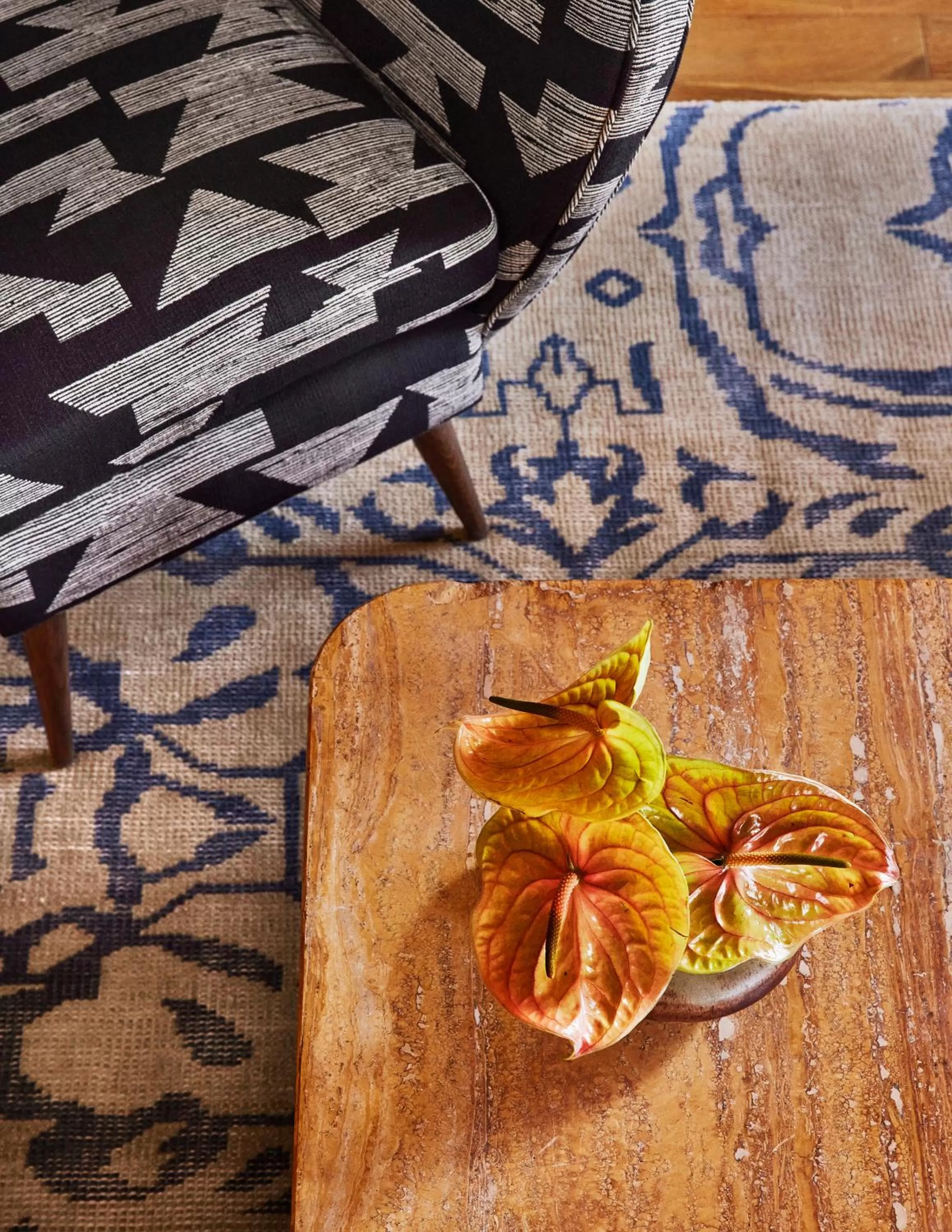 Living room in Downtown Los Angeles Proper Hotel, a Member of Design Hotels