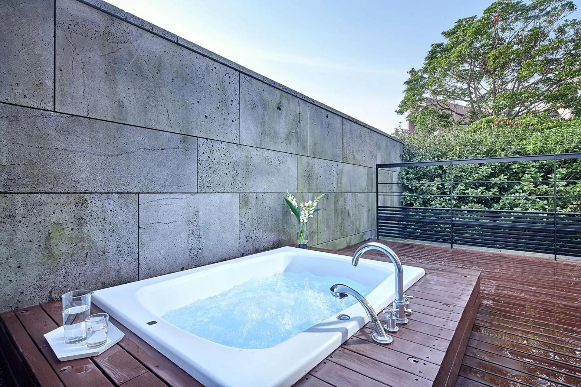 Steam room in Lotte Resort Jeju Artvillas