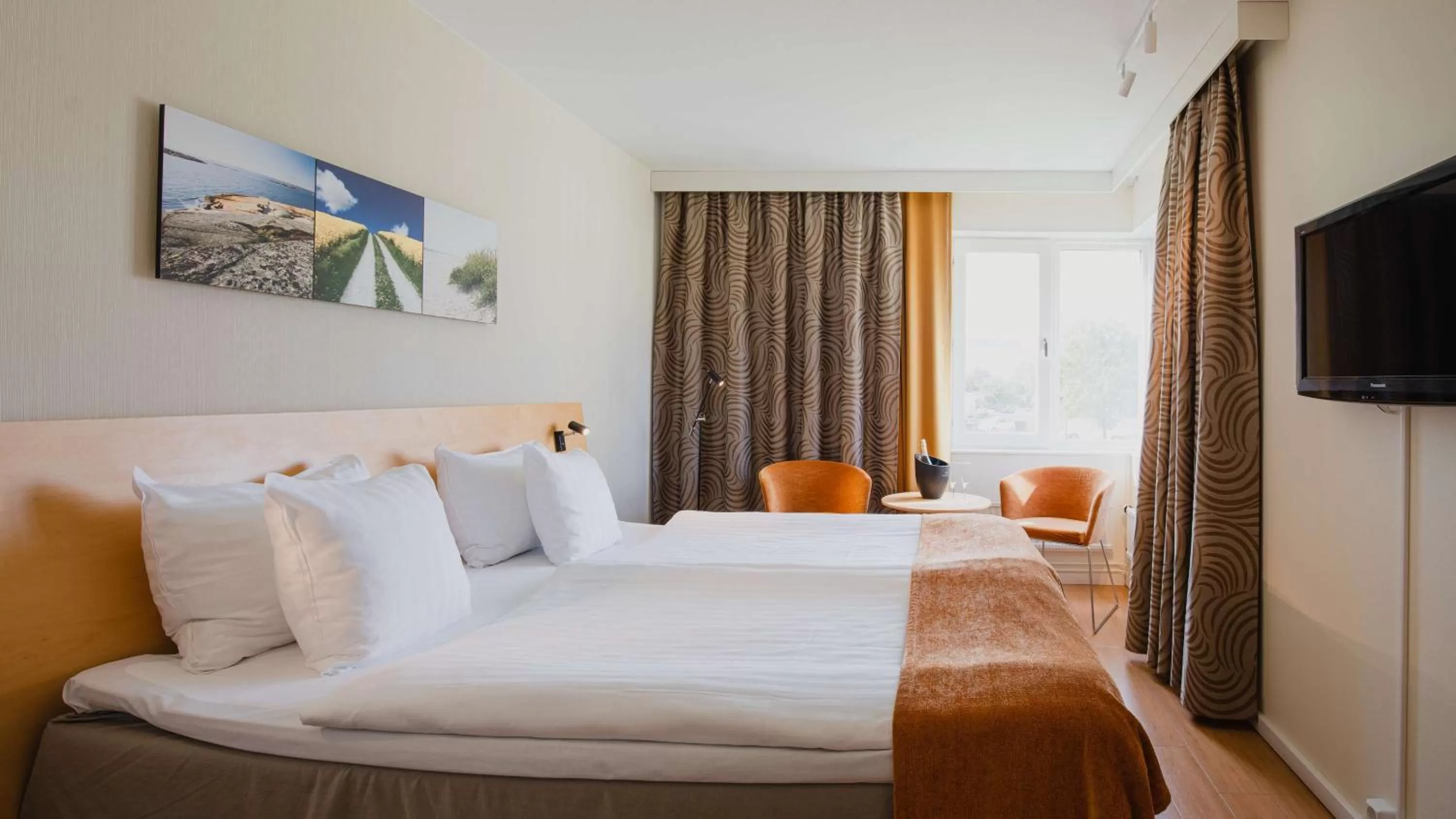 Bedroom, Bed in Hotell Erikslund