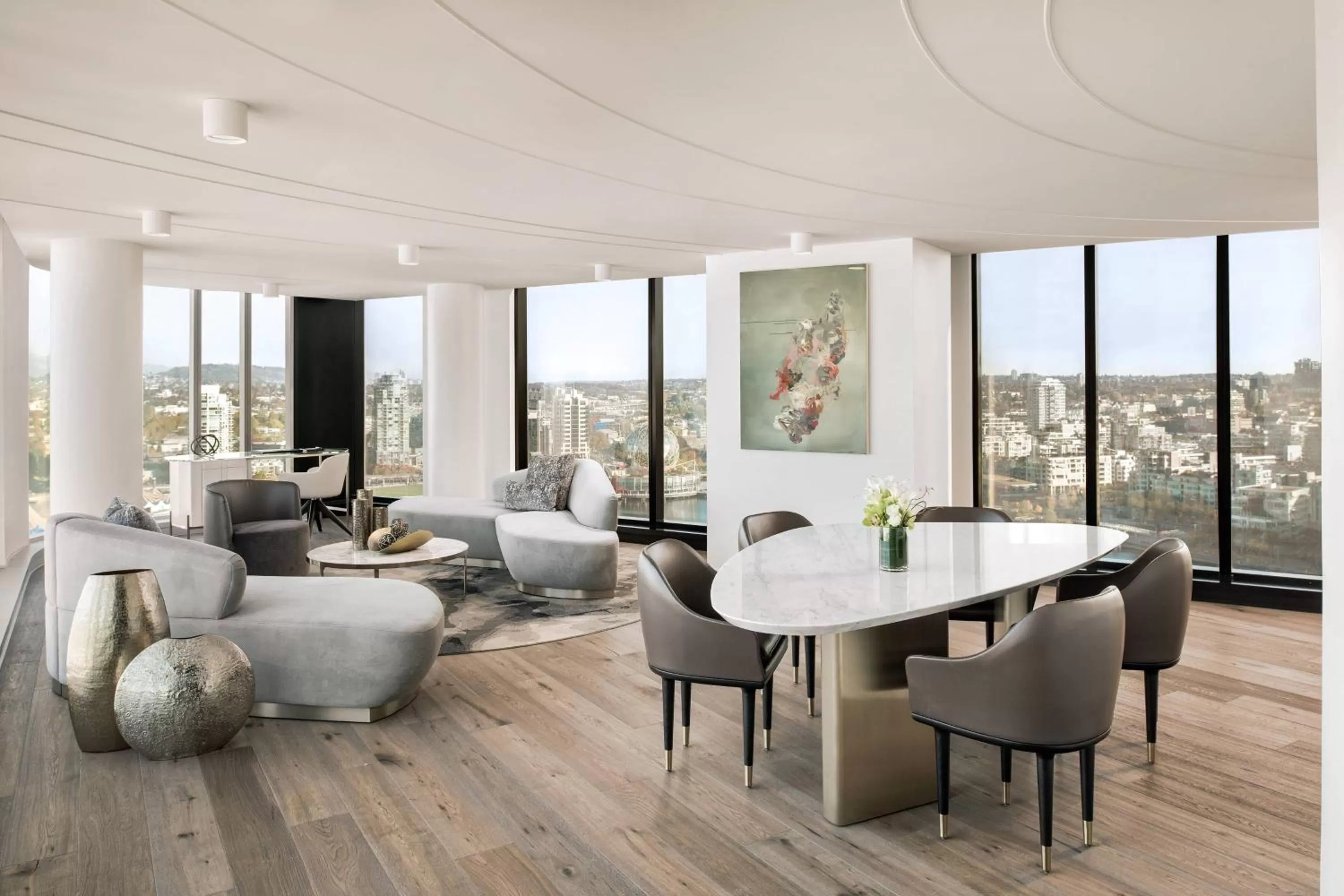 Living room in JW Marriott Parq Vancouver