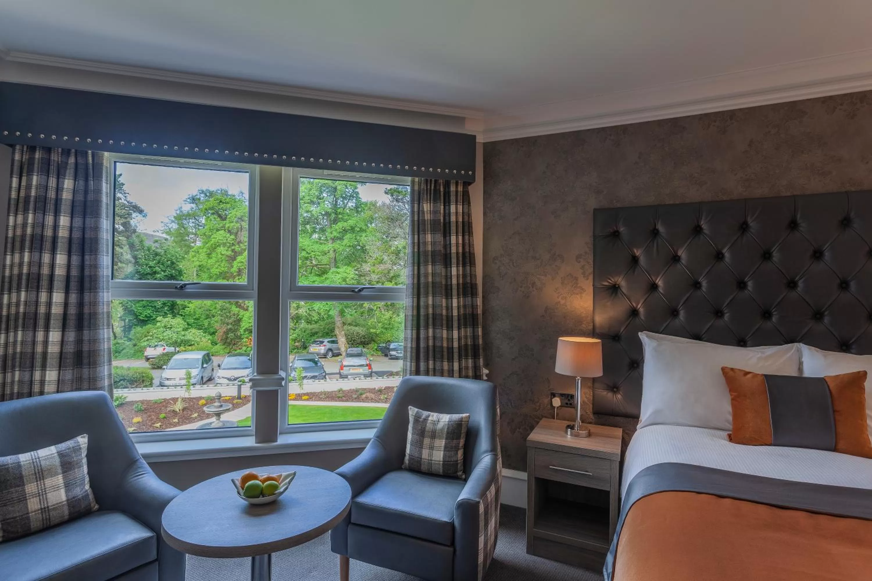 Bedroom, Bed in Cuillin Hills Hotel