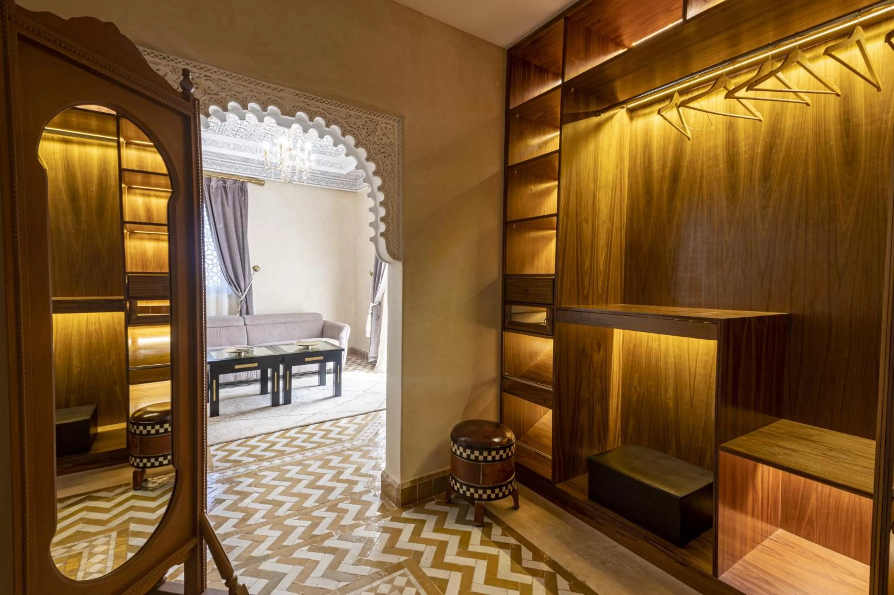 Seating area in Maria Towers , Palais Table d'hôtes & SPA