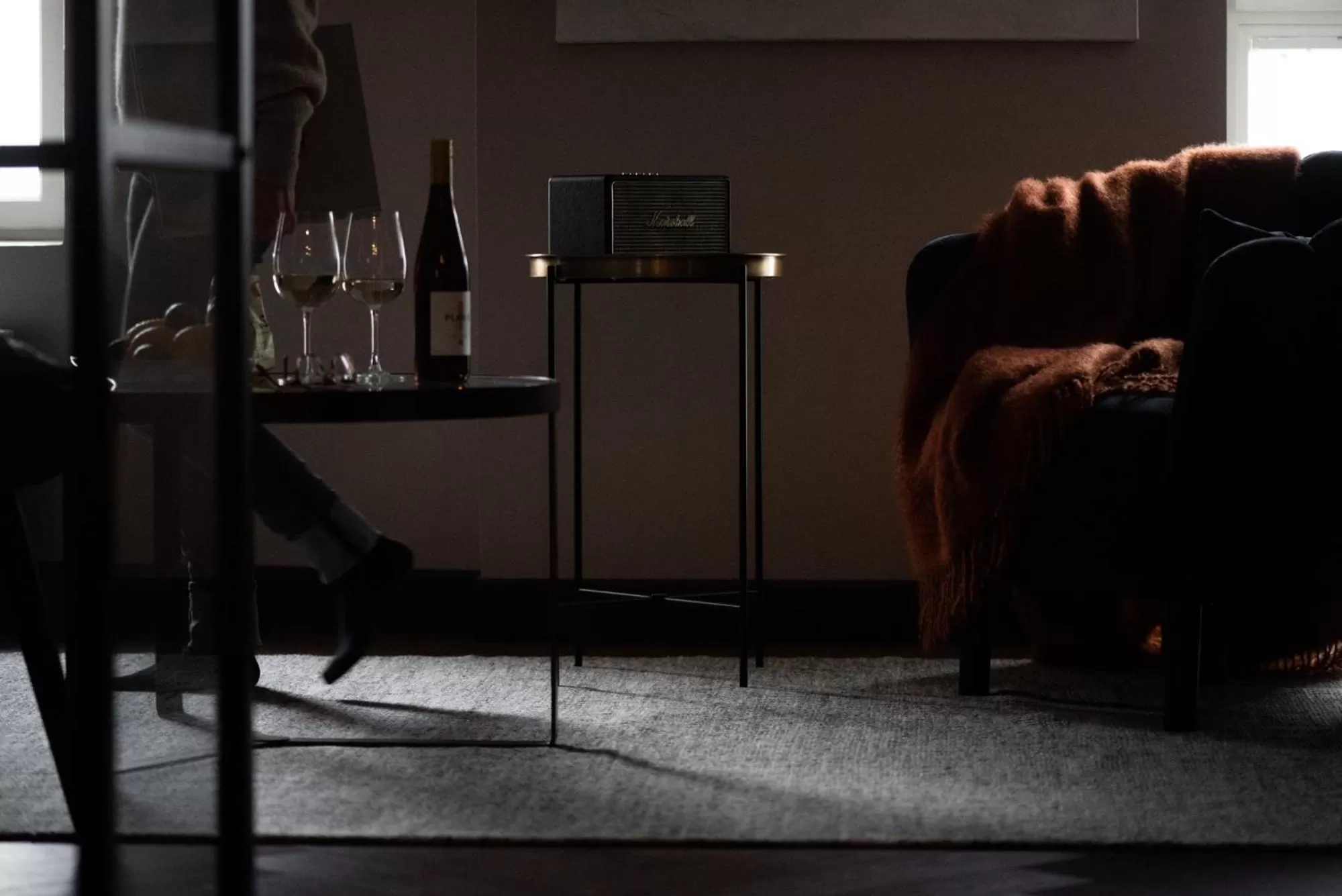 Seating area in Bob W Helsinki Katajanokka