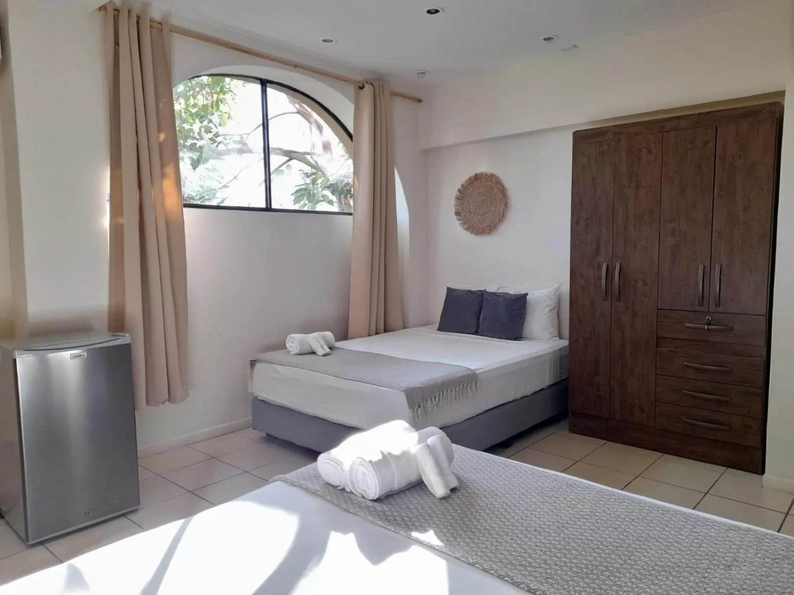 Bed in Zulu Surf Hotel Tamarindo