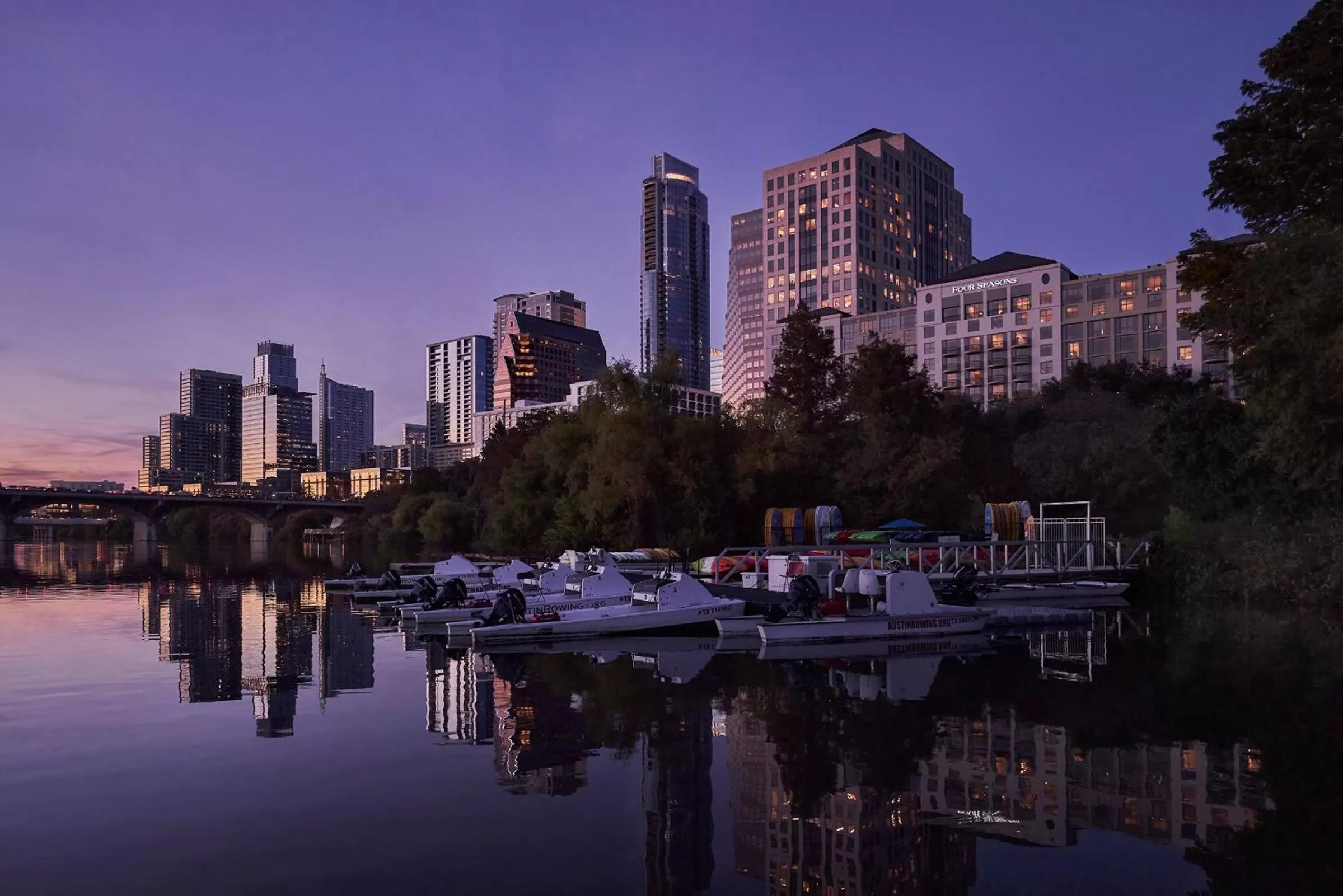 Property building in Four Seasons Hotel Austin