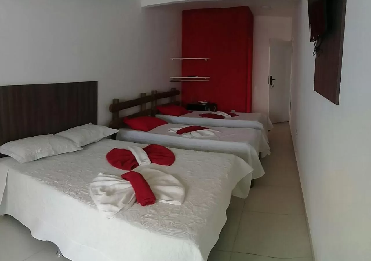 Bed in Trevo De Arraial pousada em cabo frio