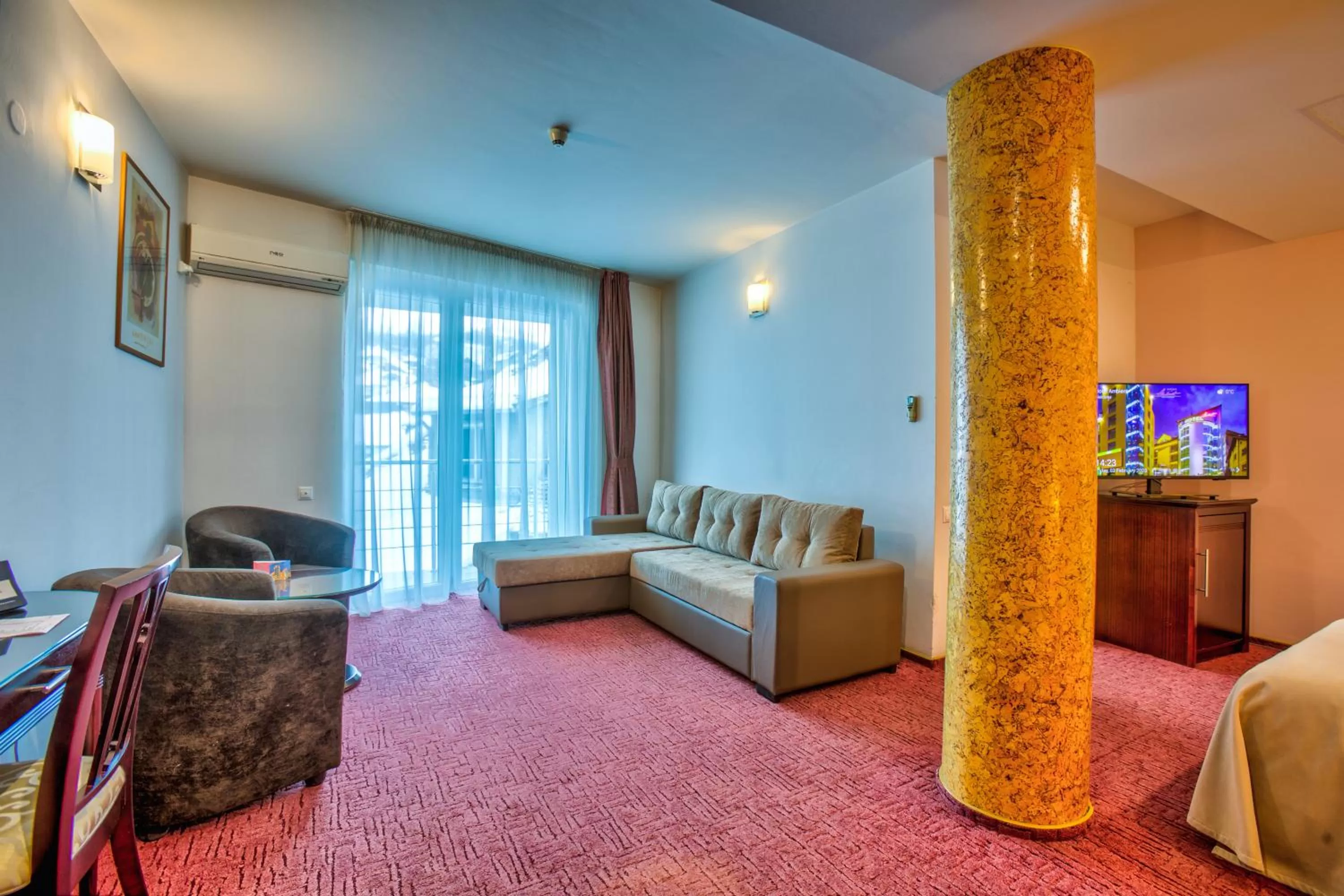 Seating area in Hotel Ambient