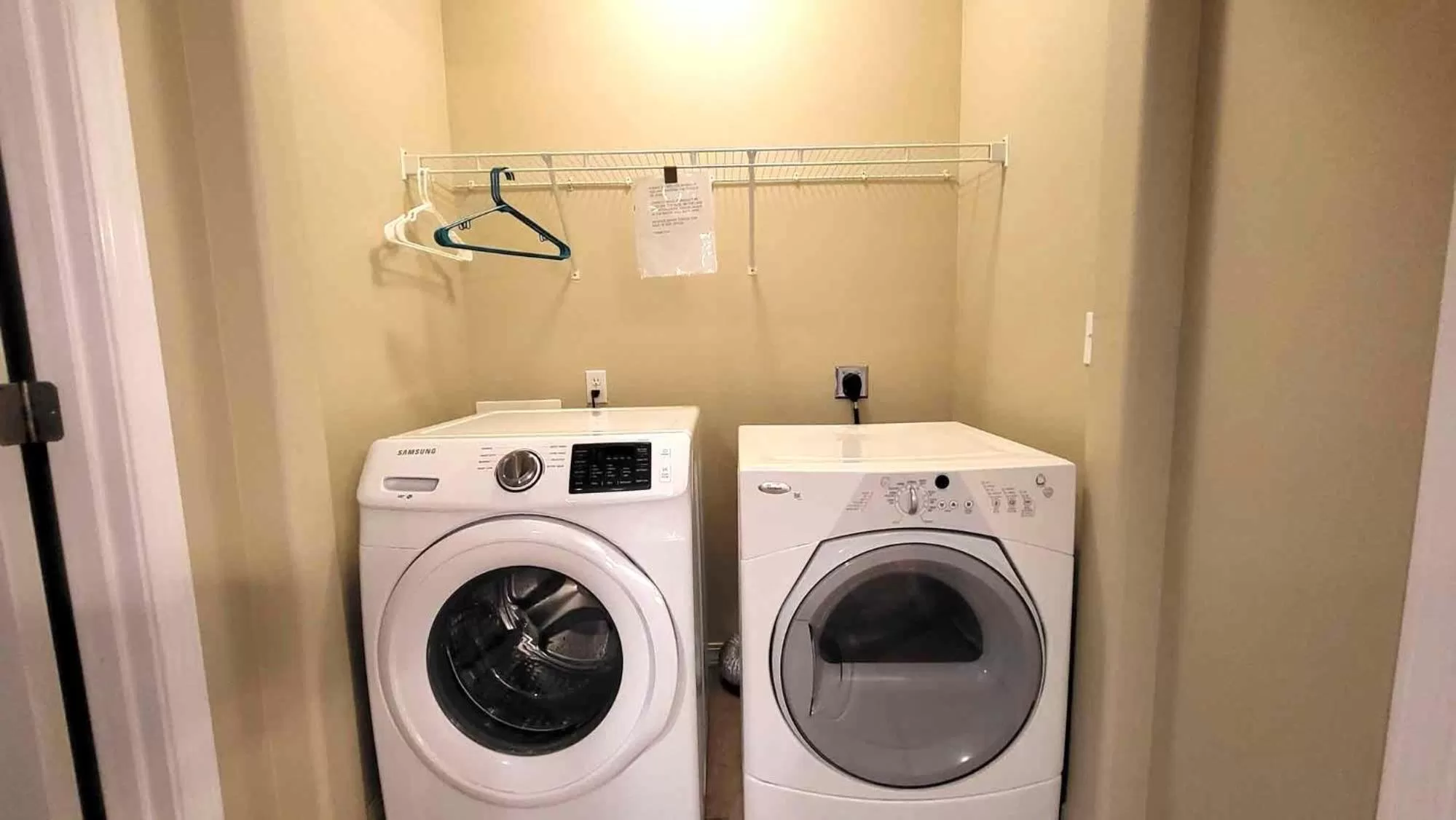 washing machine in Rockwood Condos on Table Rock Lake With Boat Slips