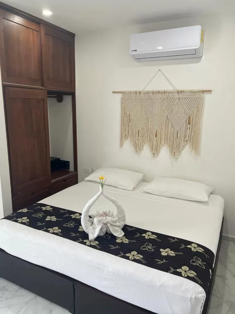 Bed in Hotel Ko'ox Wenne