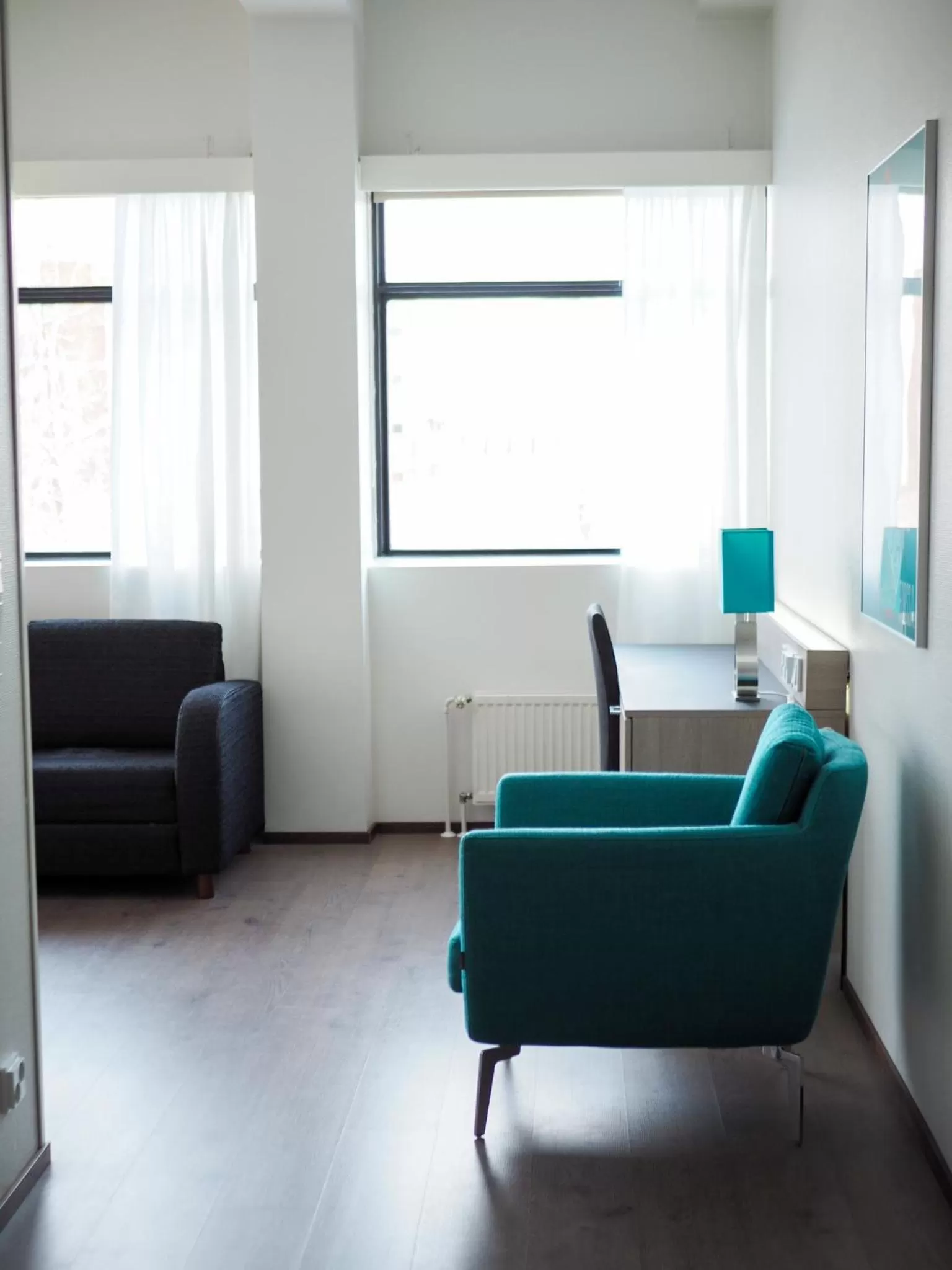 Seating area in Hotel Fabrik Forssa