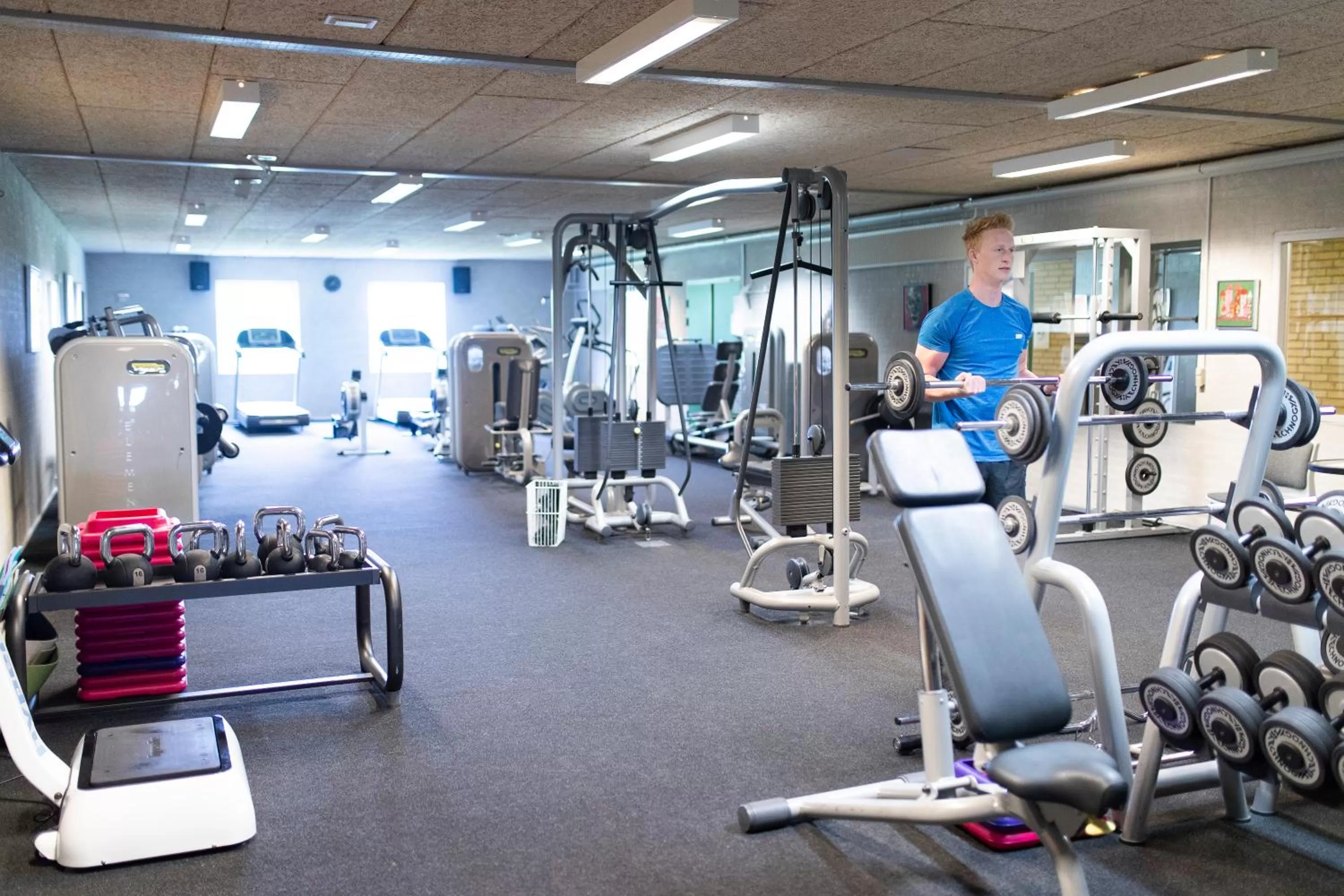 Fitness centre/facilities in Hotel Nordborg Sø