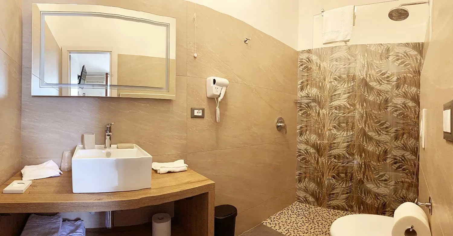 Shower in Hotel Rabay