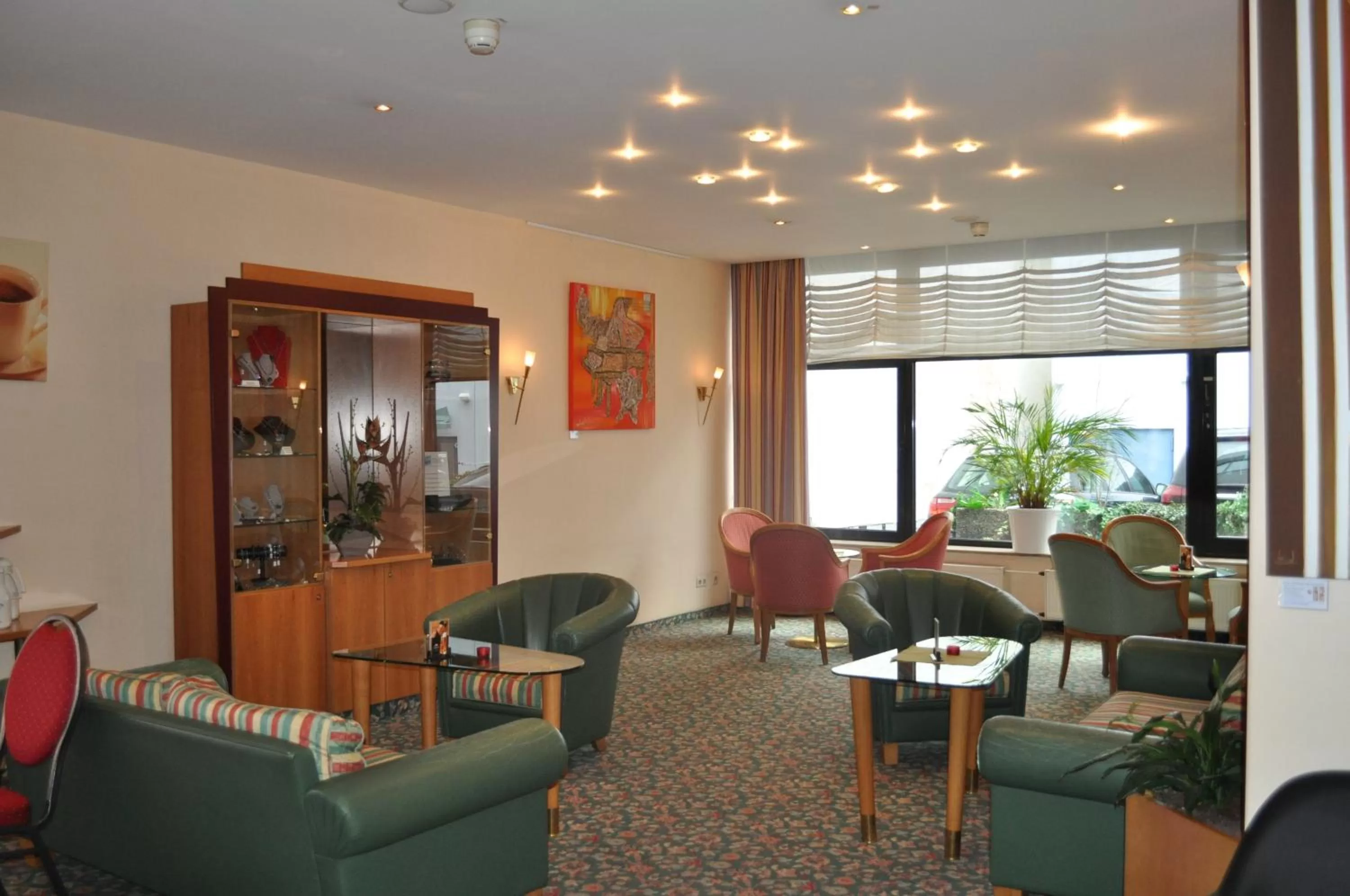 Lobby or reception in Fly Inn Hotel Frankfurt Airport Rüsselsheim ehemals Trip Inn Hotels