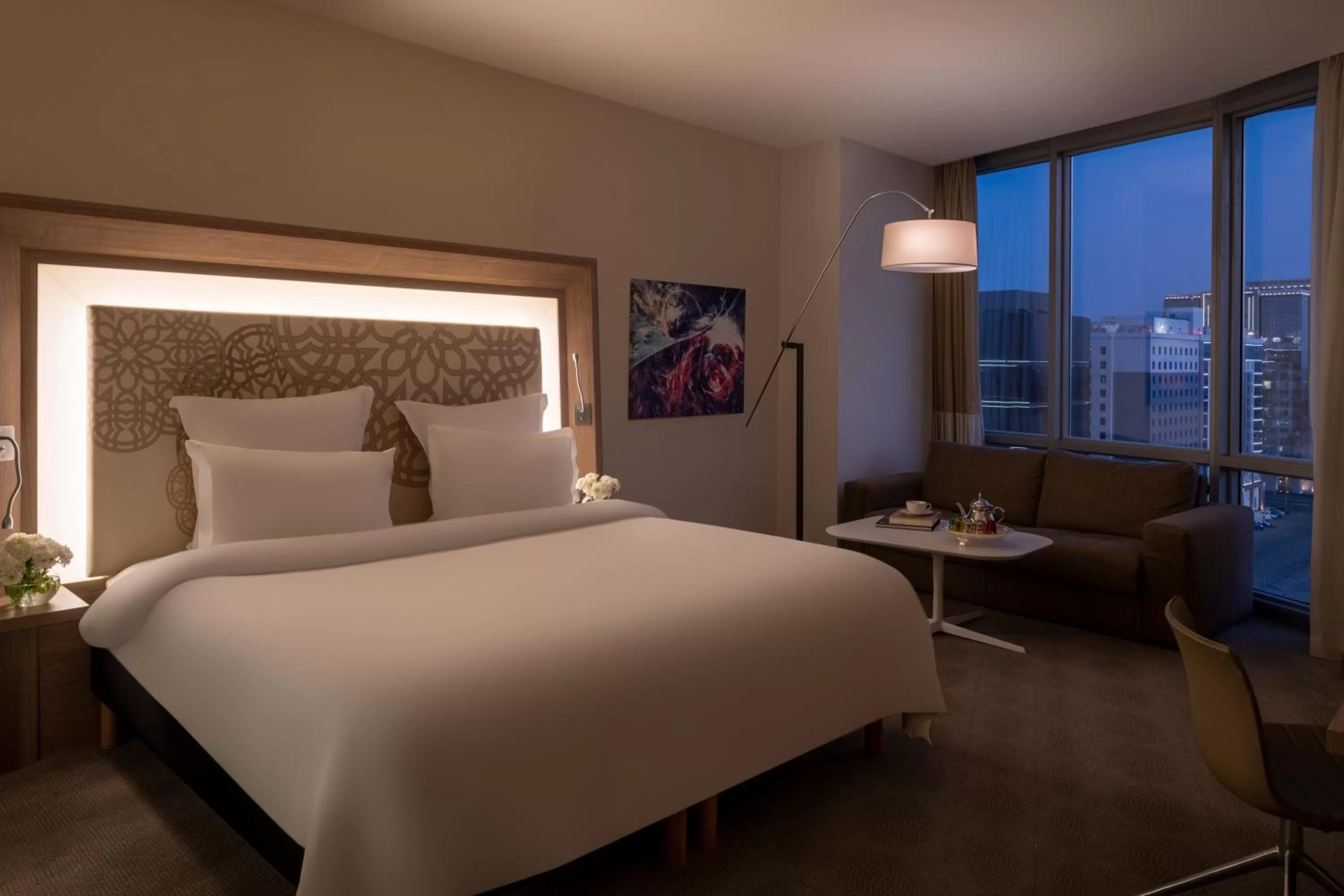 Bed in Novotel Jeddah Tahlia