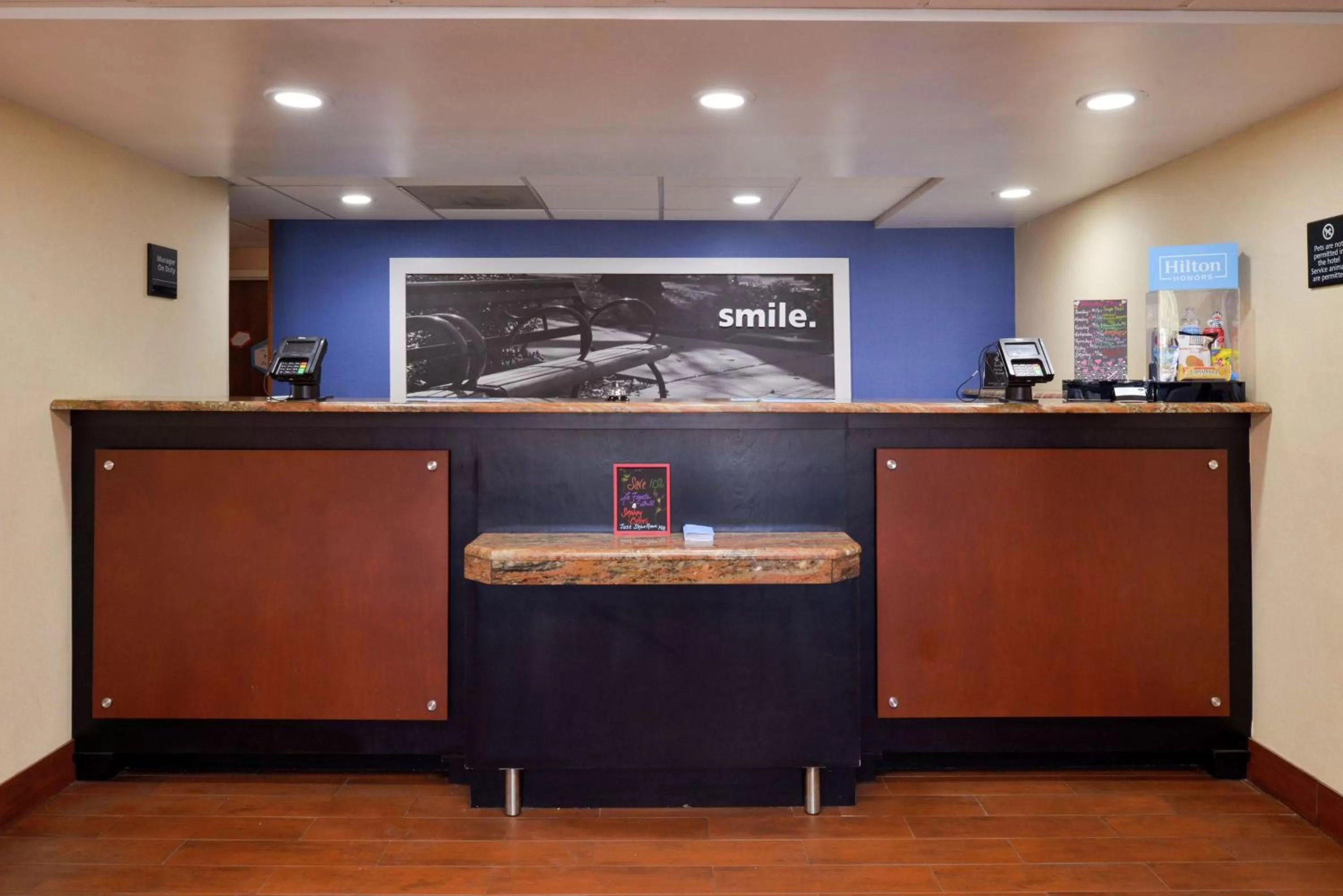 Lobby or reception in Hampton Inn Columbus-East