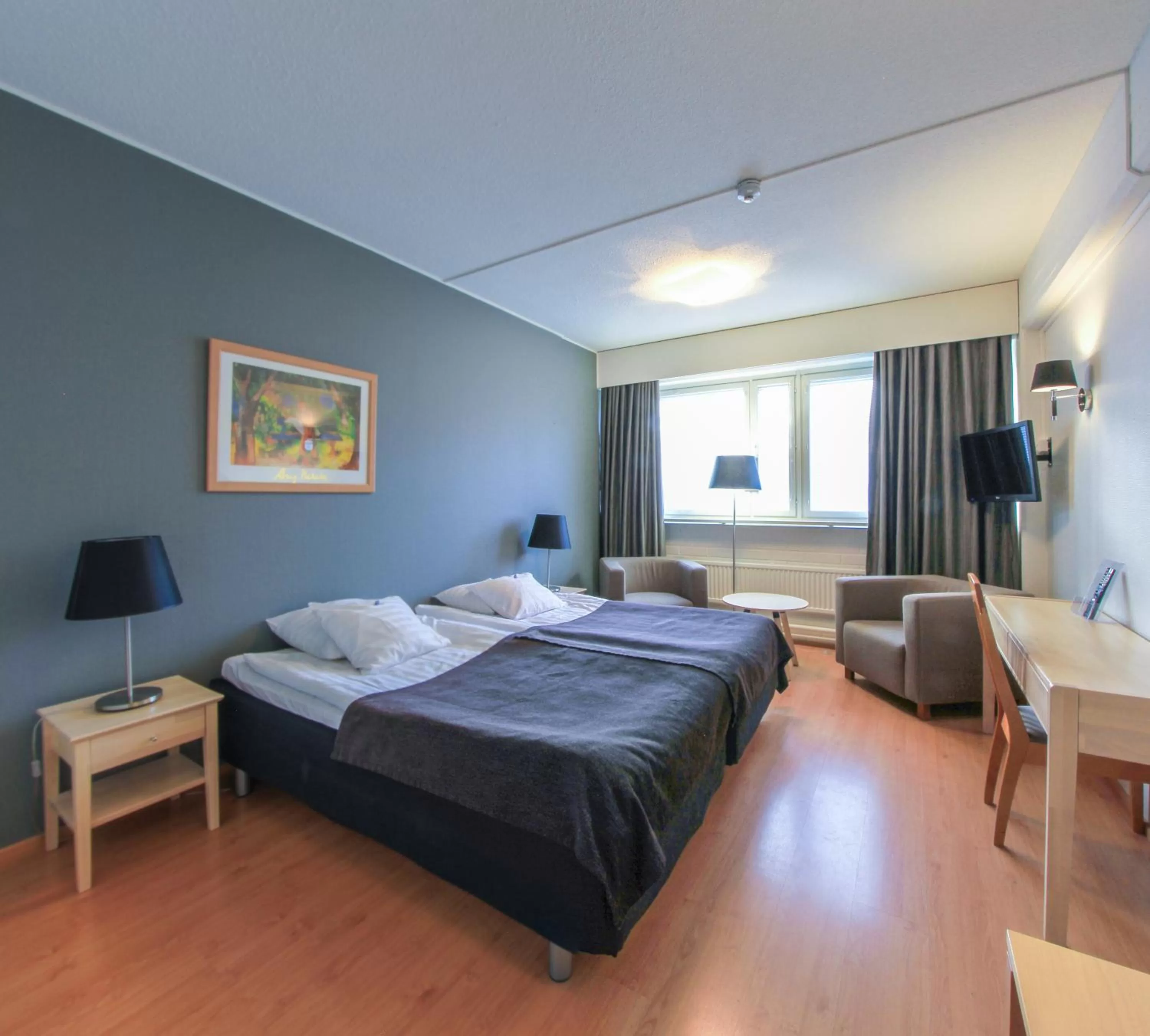 Bed in Economy Hotel Savonia