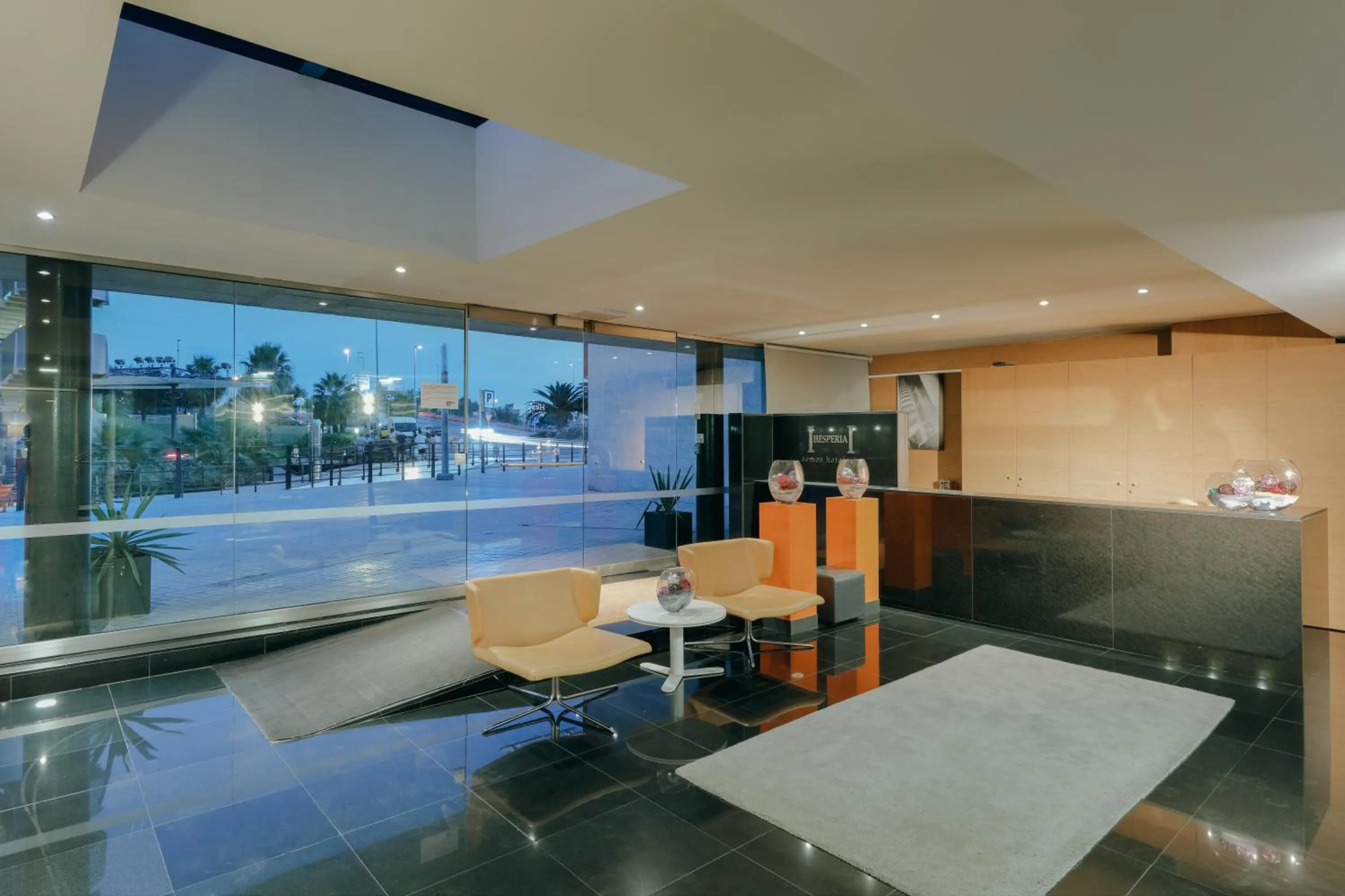 Lobby or reception in Hesperia Fira