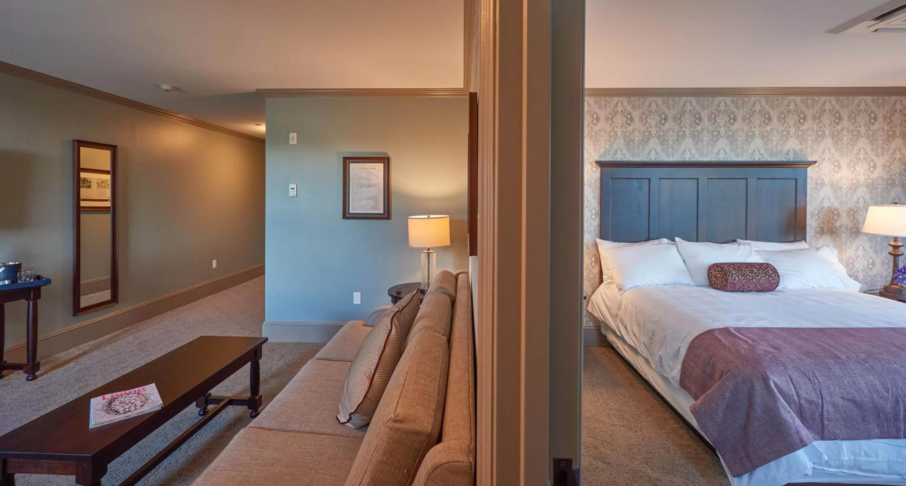 Photo of the whole room, Bed in The Groton Inn