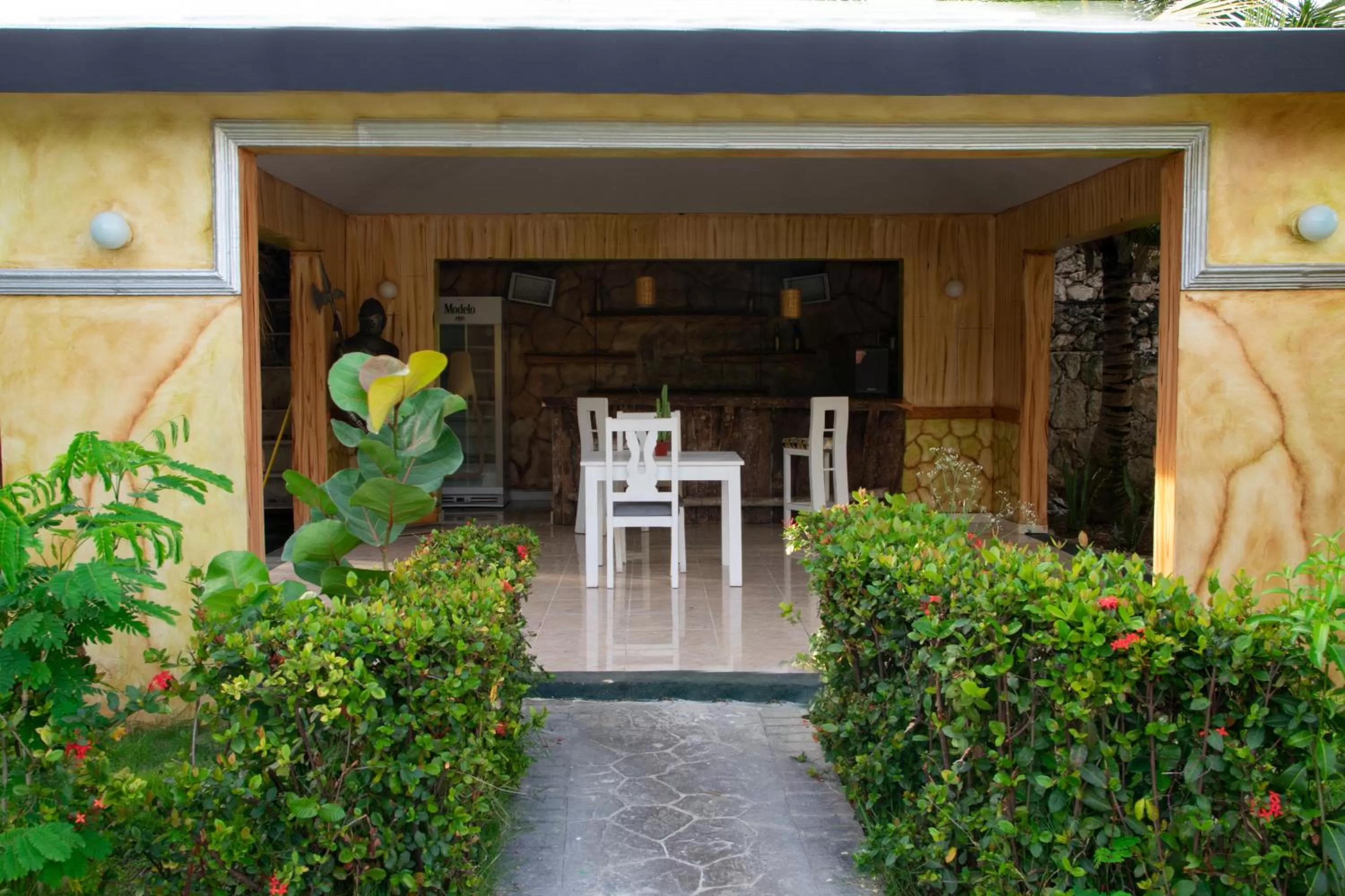 Patio in Aparthotel Castillo Real