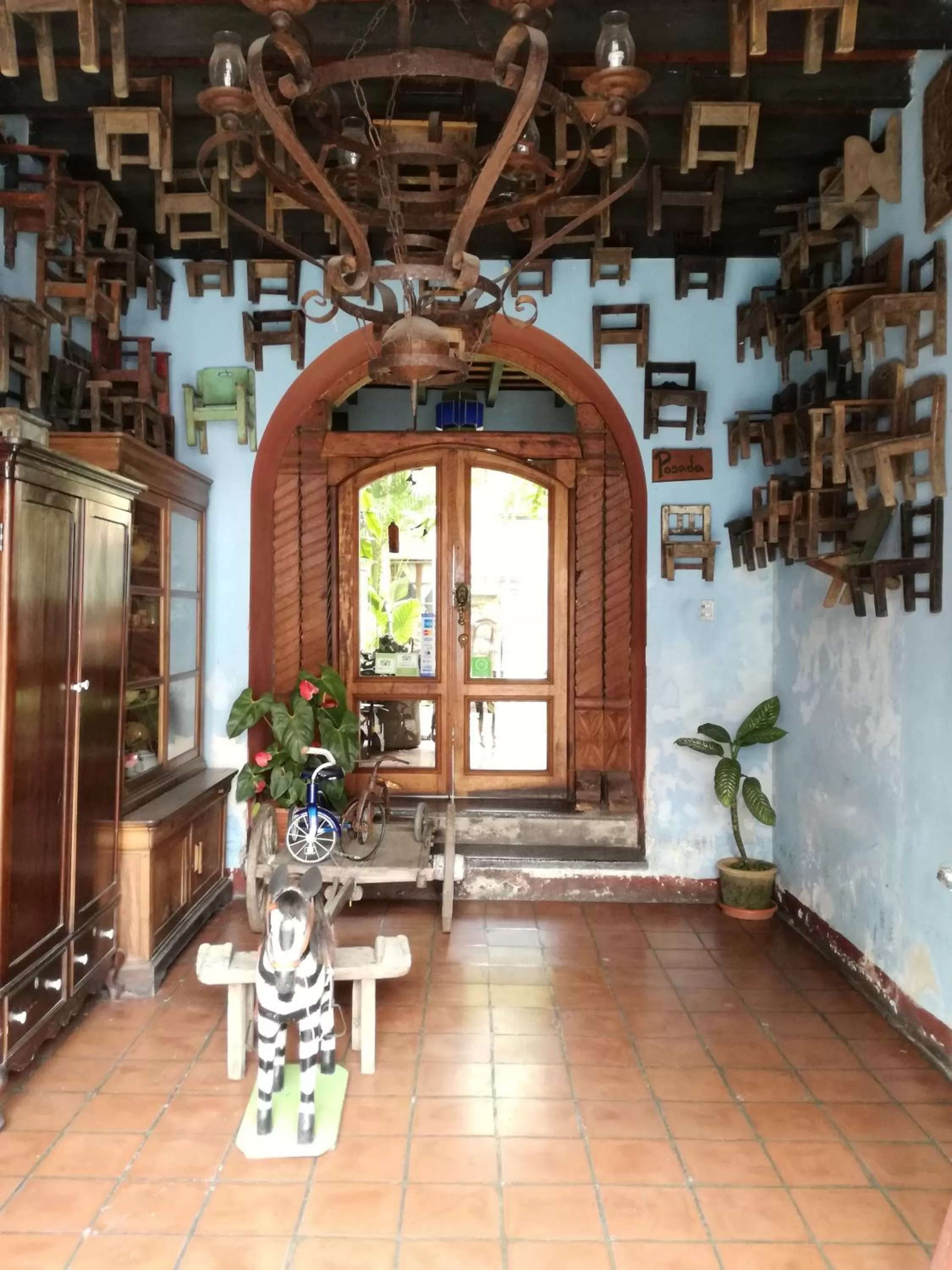 Lobby or reception in Posada San Sebastian