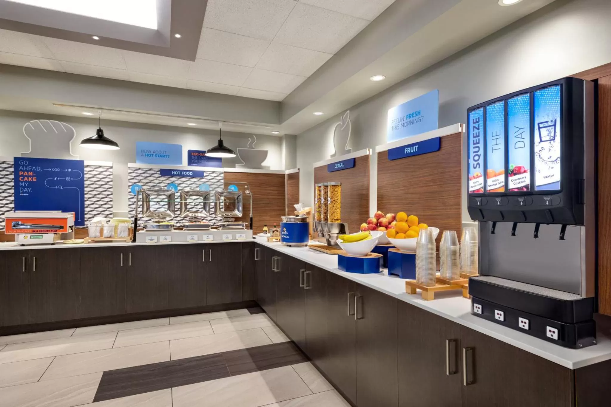 Breakfast in Holiday Inn Express Vancouver-Metrotown (Burnaby)