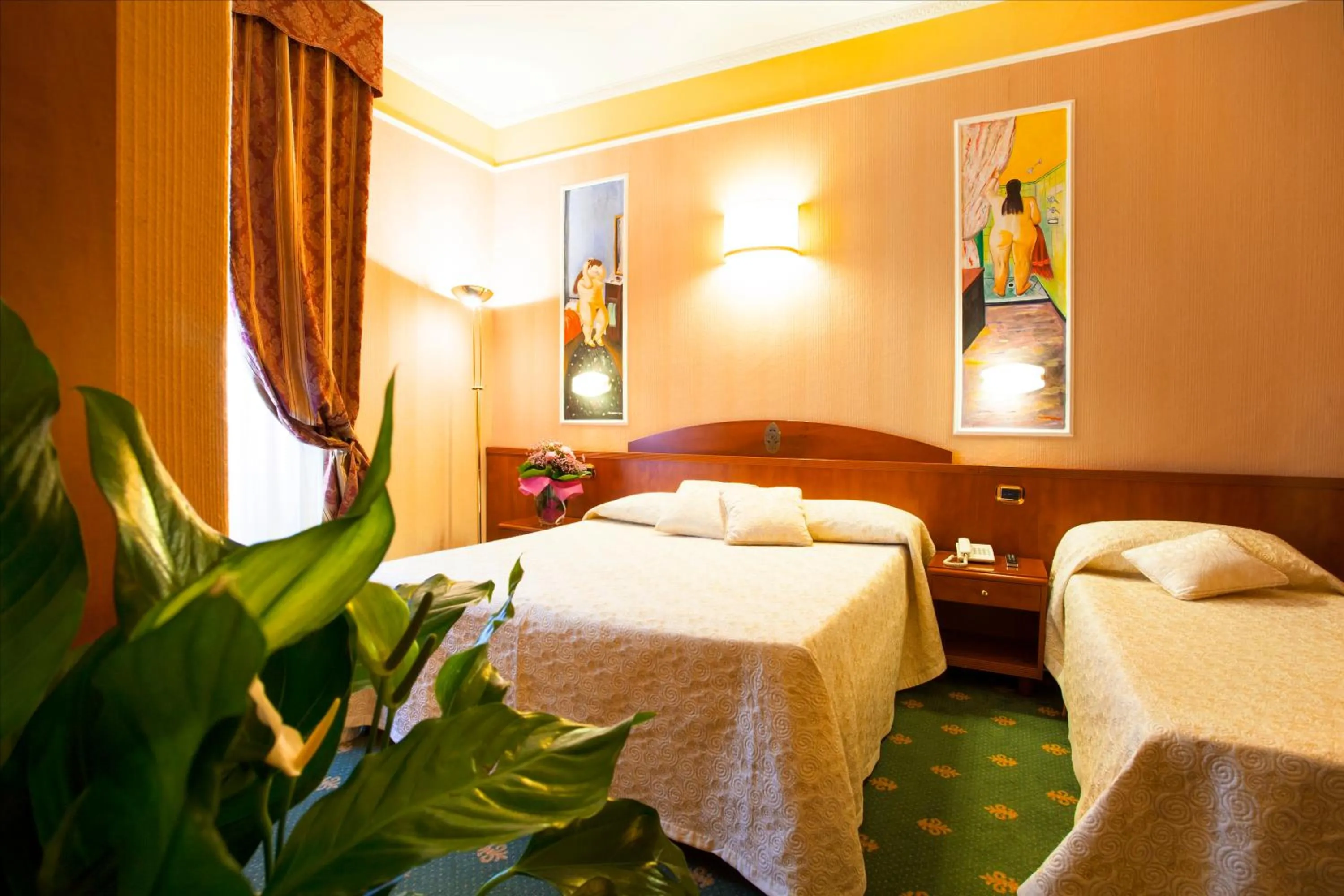 Bed in Boutique Hotel Puccini