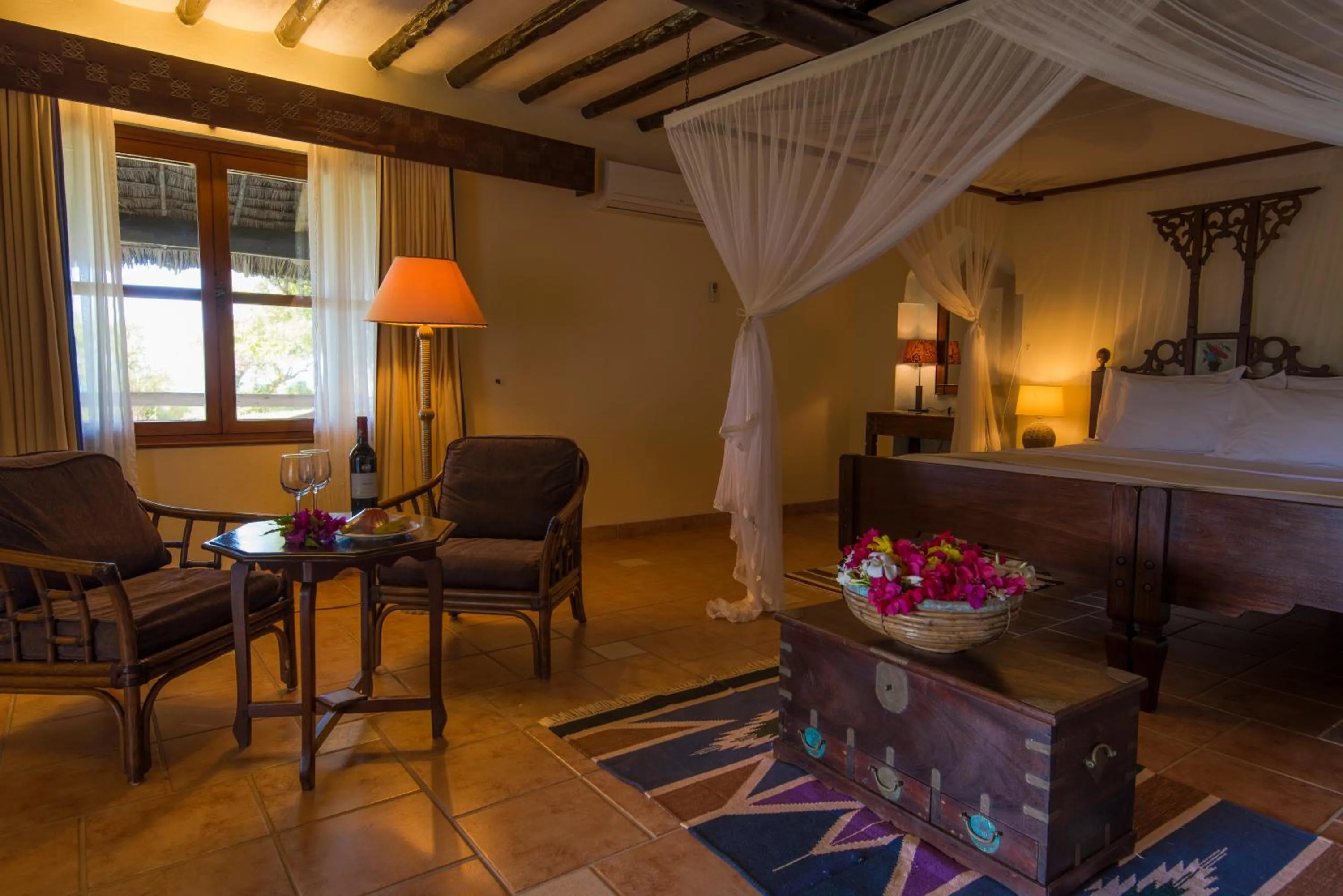 Bedroom in Amani Beach Resort