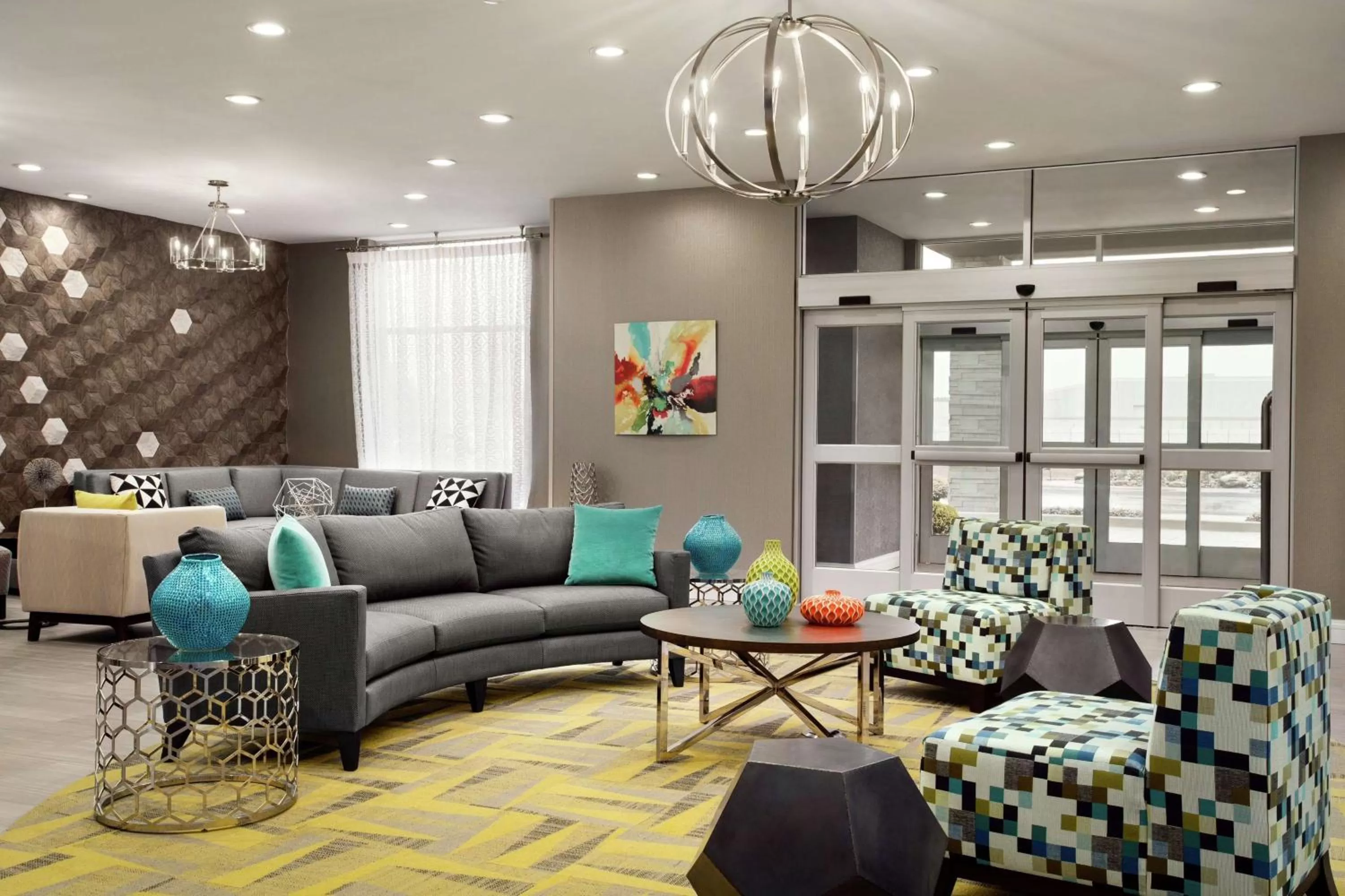 Lobby or reception in Homewood Suites By Hilton Florence