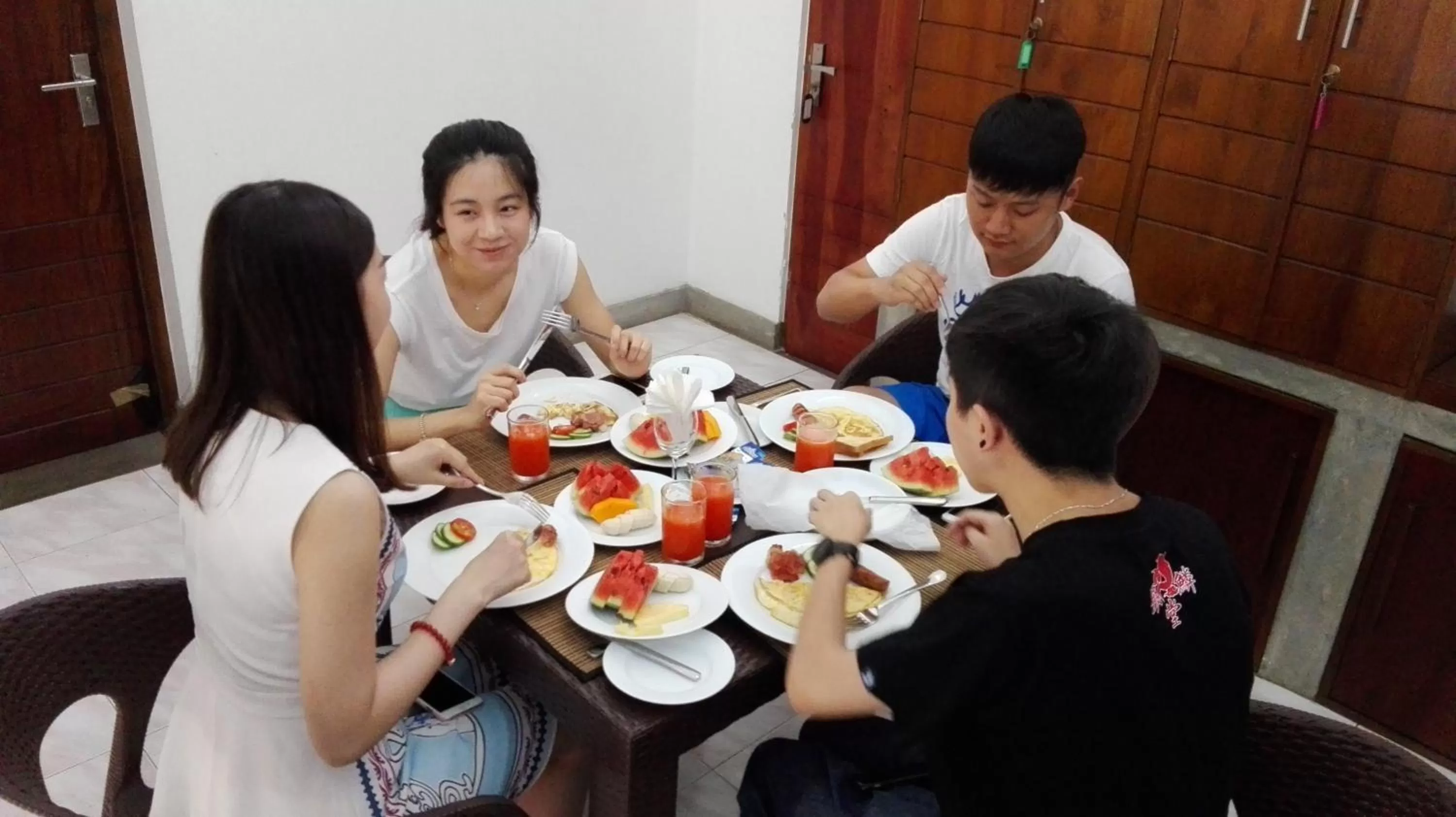 People in Inlak Garden Hotel