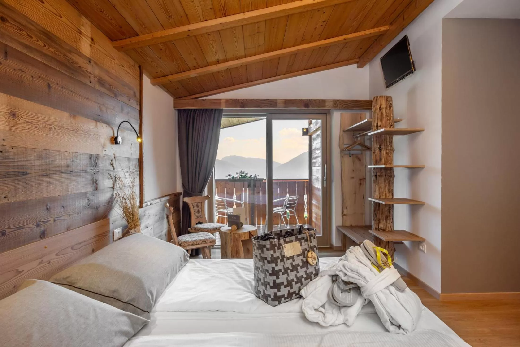 Bed in Miraval Hotel