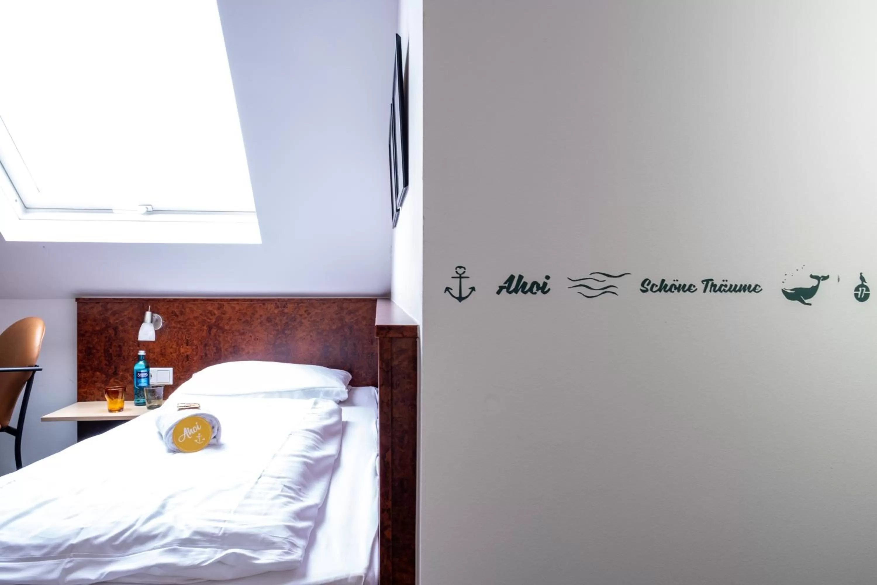 Bed in Hafen 17 Hotel Küche Bar