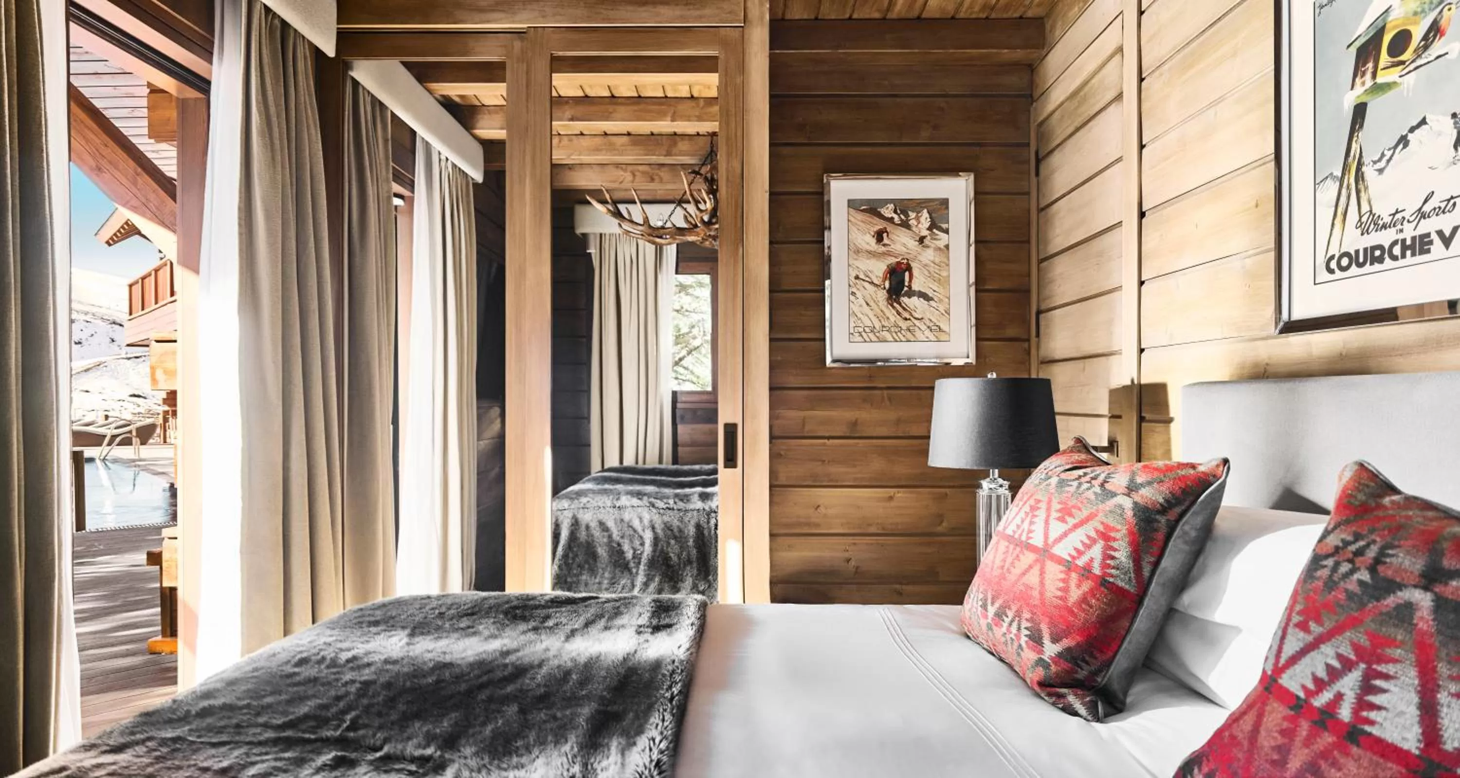 Bed in El Lodge, Ski & Spa