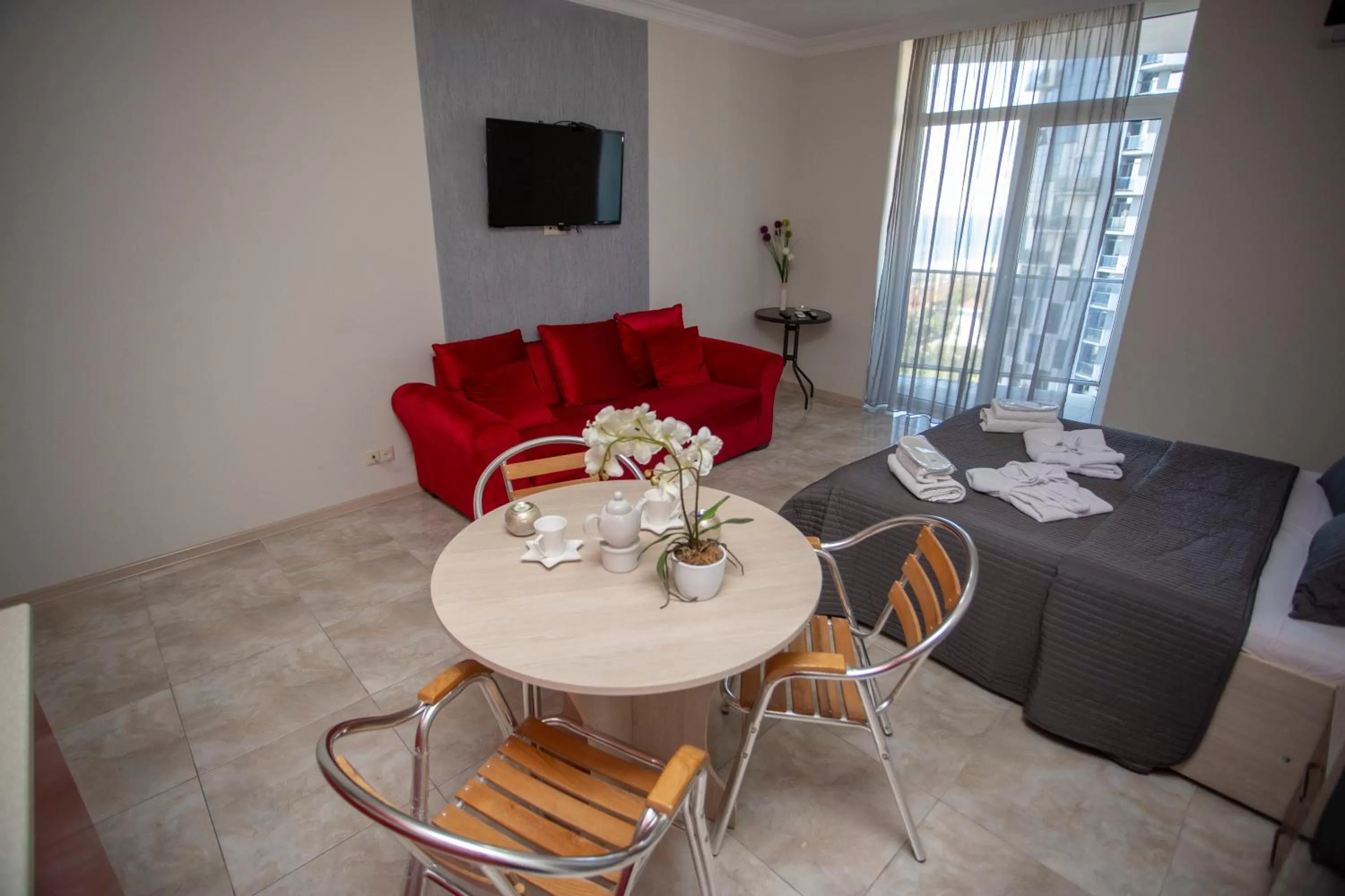 Seating area in Blue Star Batumi