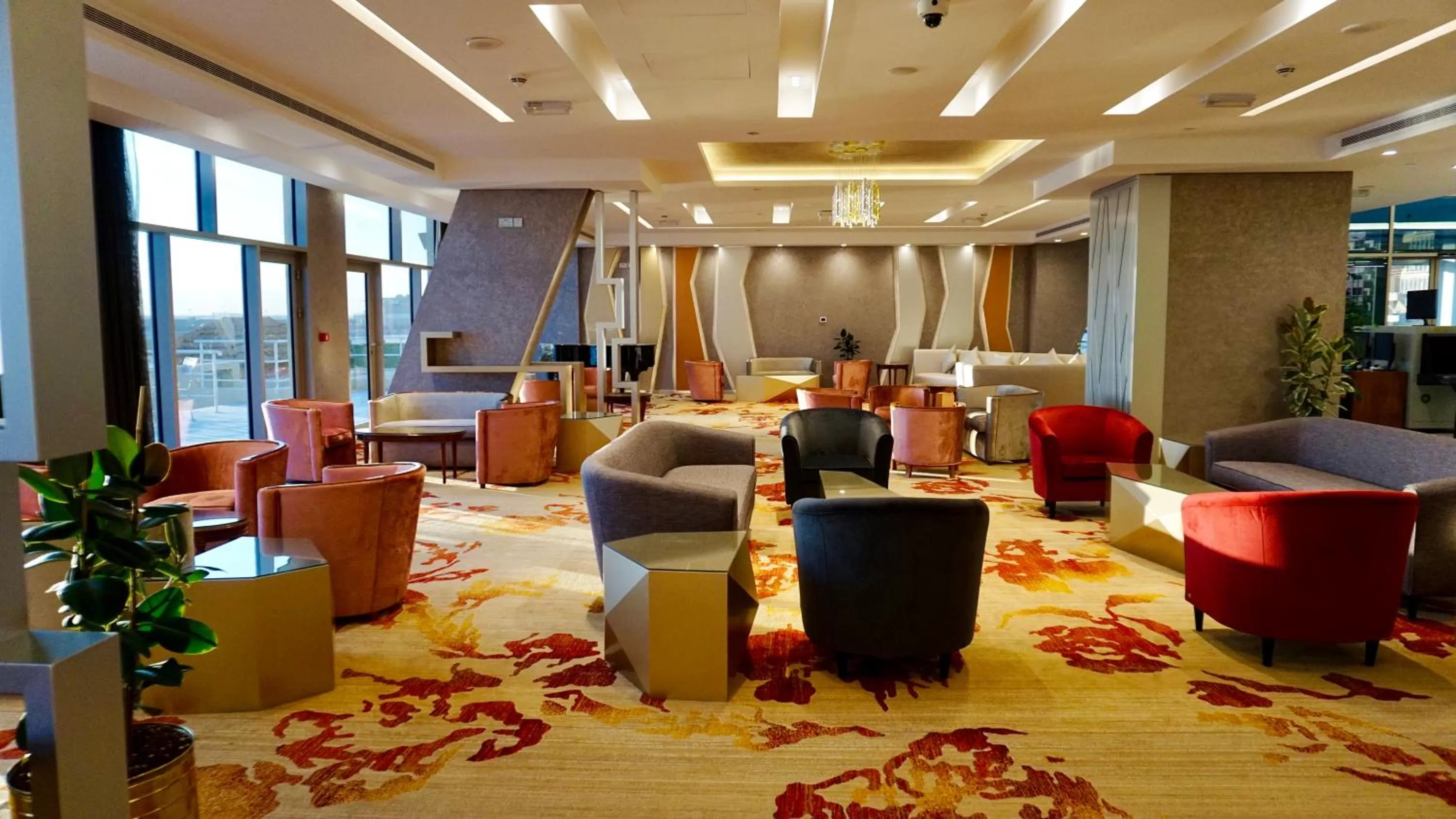 Lobby or reception in Al Kout Beach Hotel