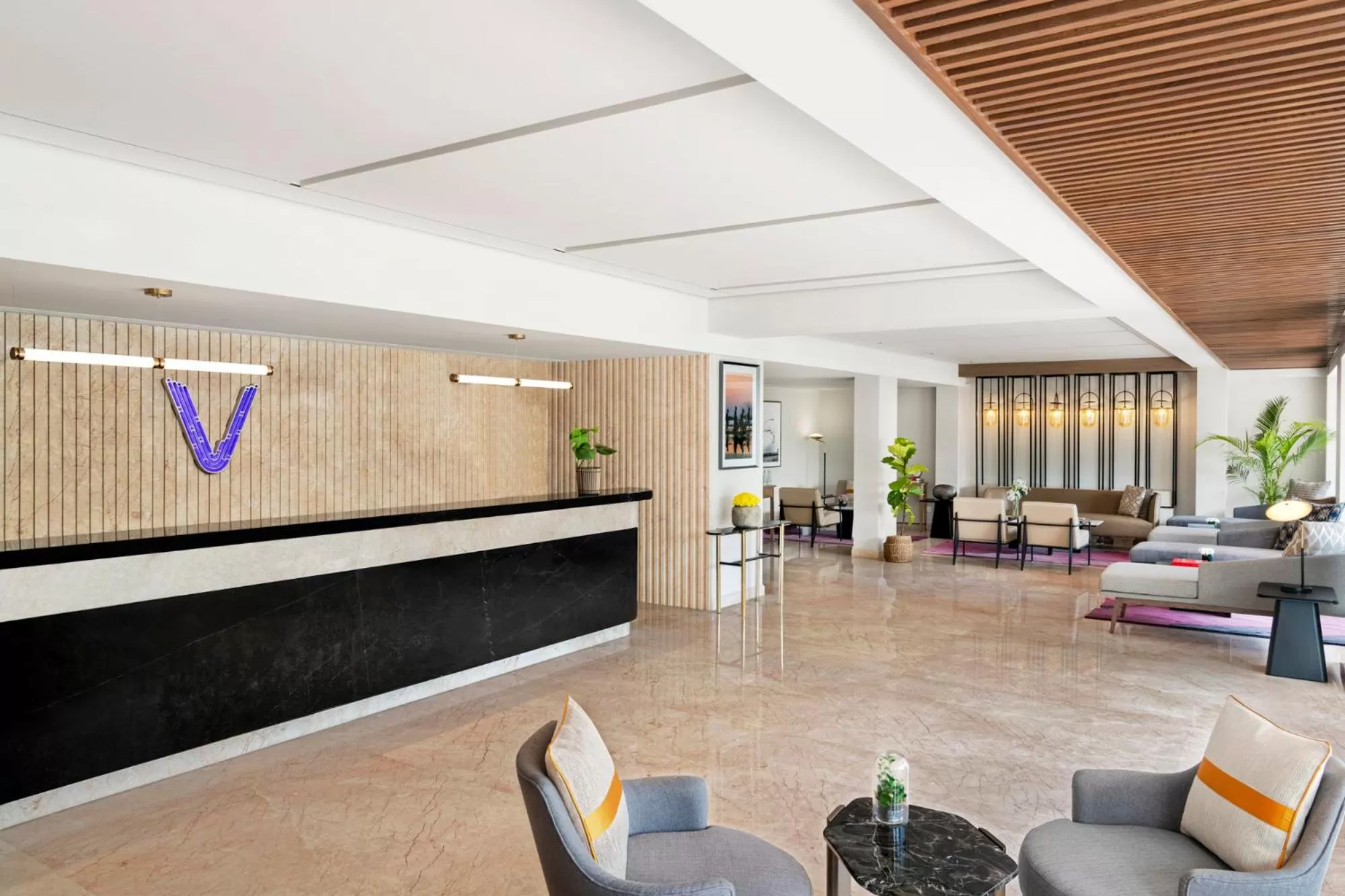 Lobby or reception in Vivanta Goa, Miramar