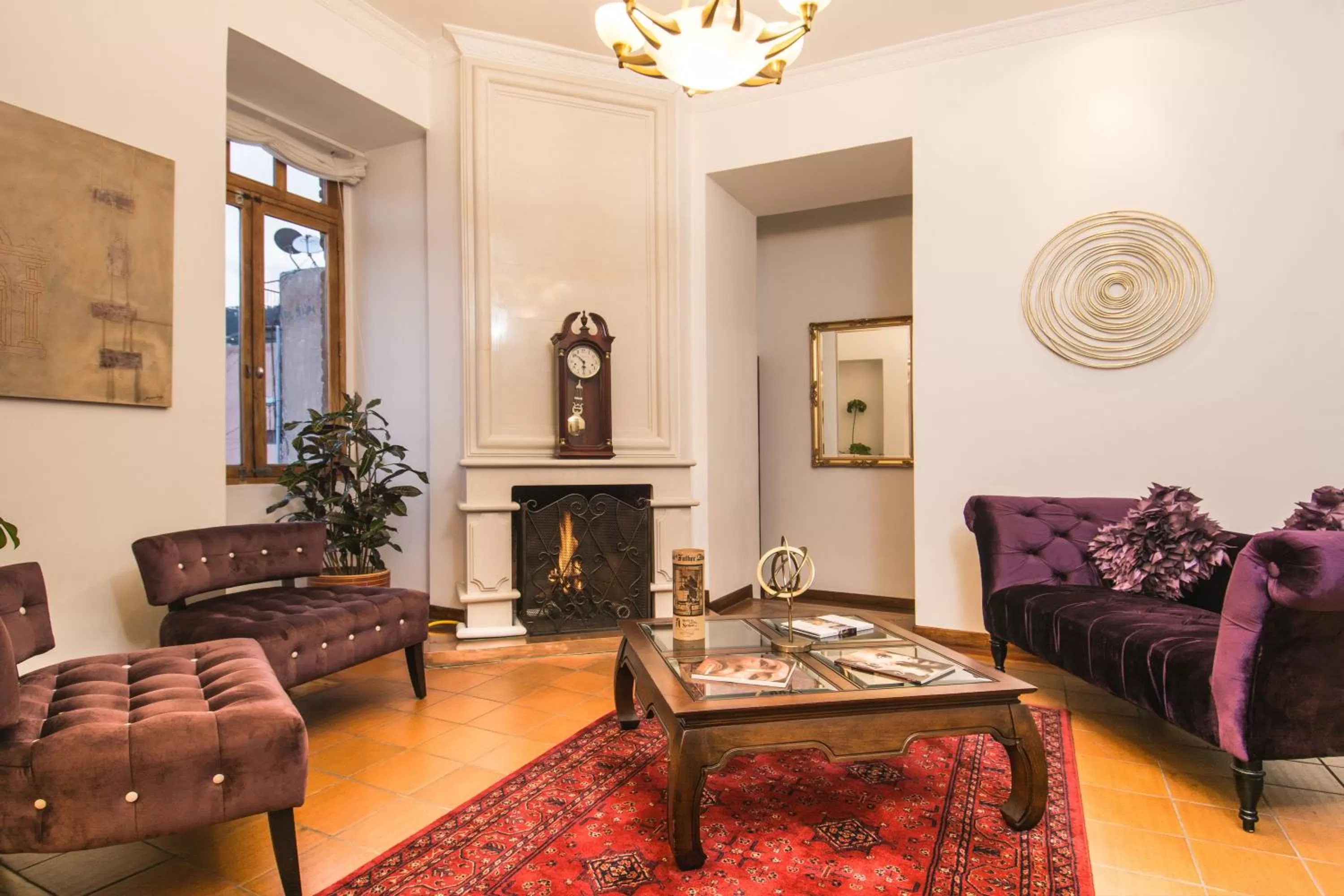 Living room in Vista del Angel Hotel Boutique