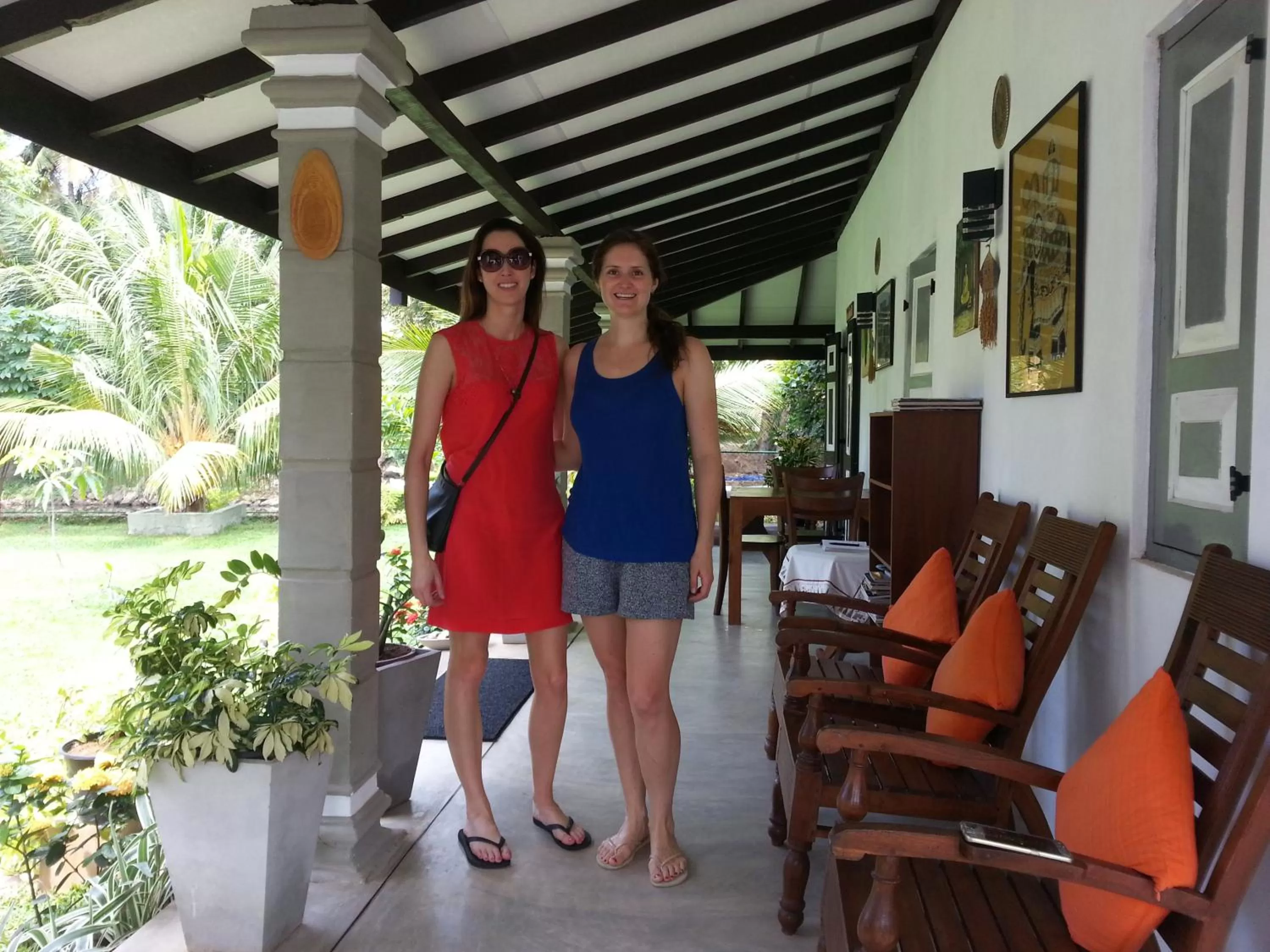 group of guests in Green Wood Villa Negombo