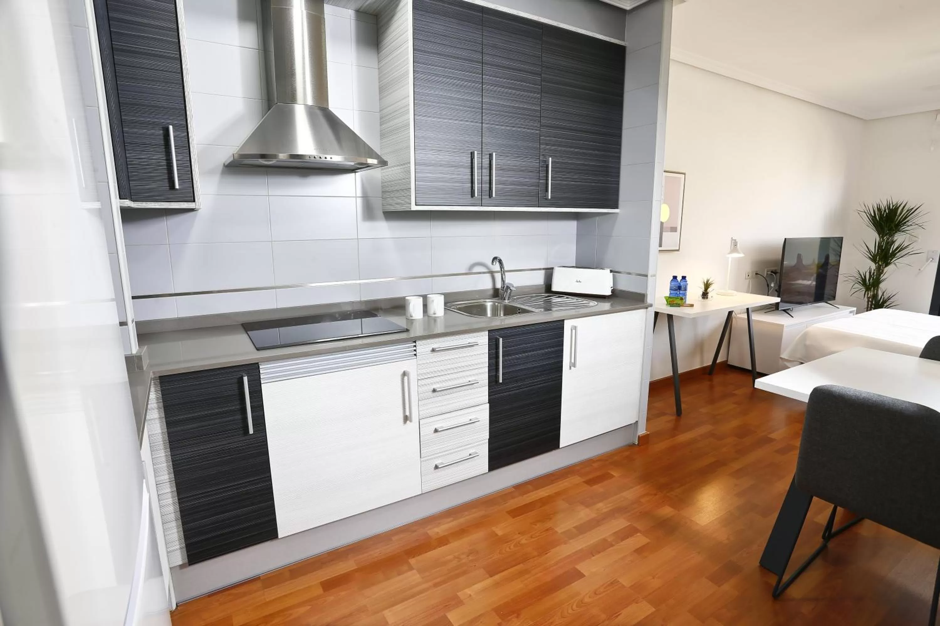 Kitchen or kitchenette in Alojamientos Libertad