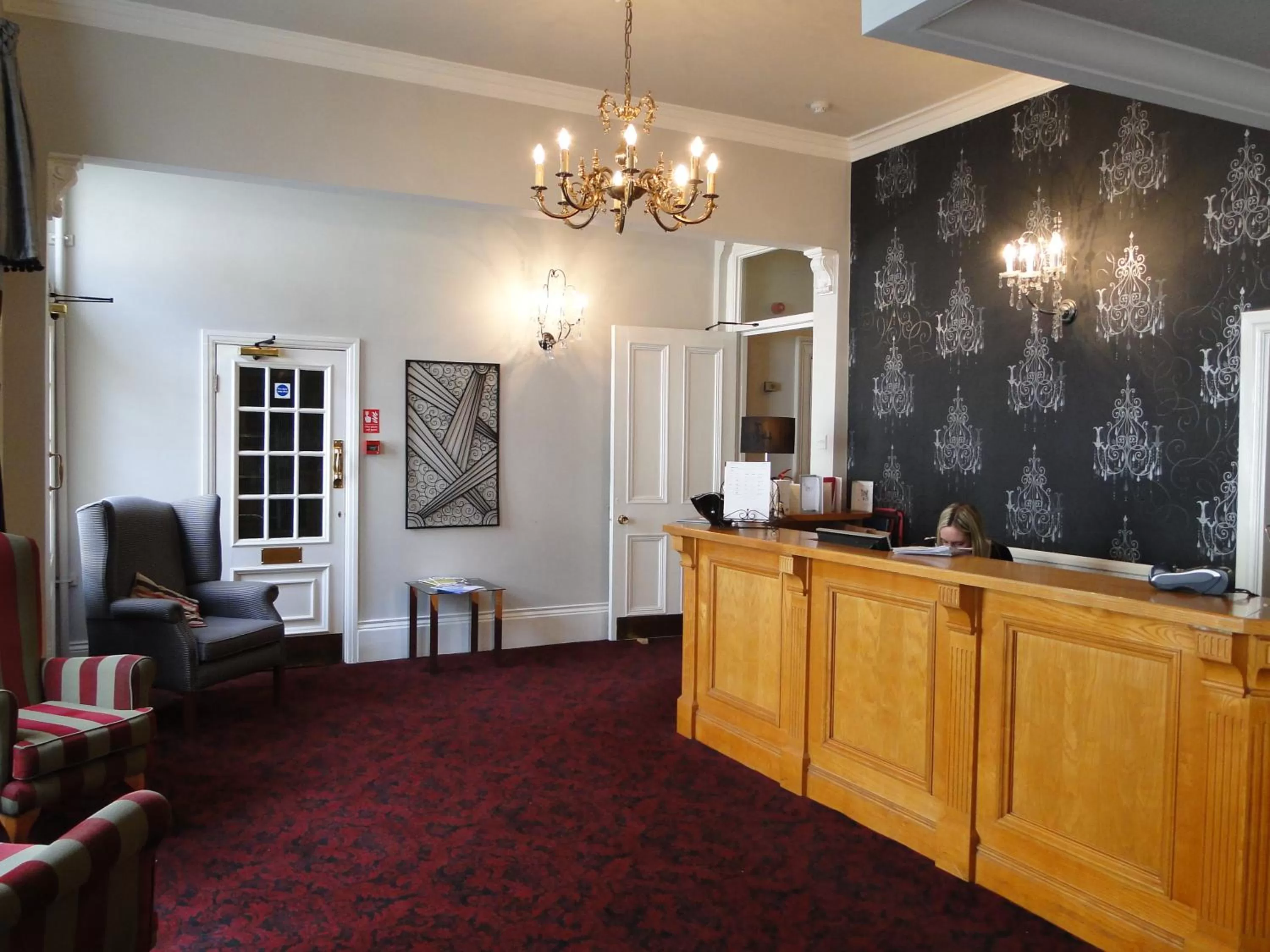 Lobby or reception in The Minster Hotel