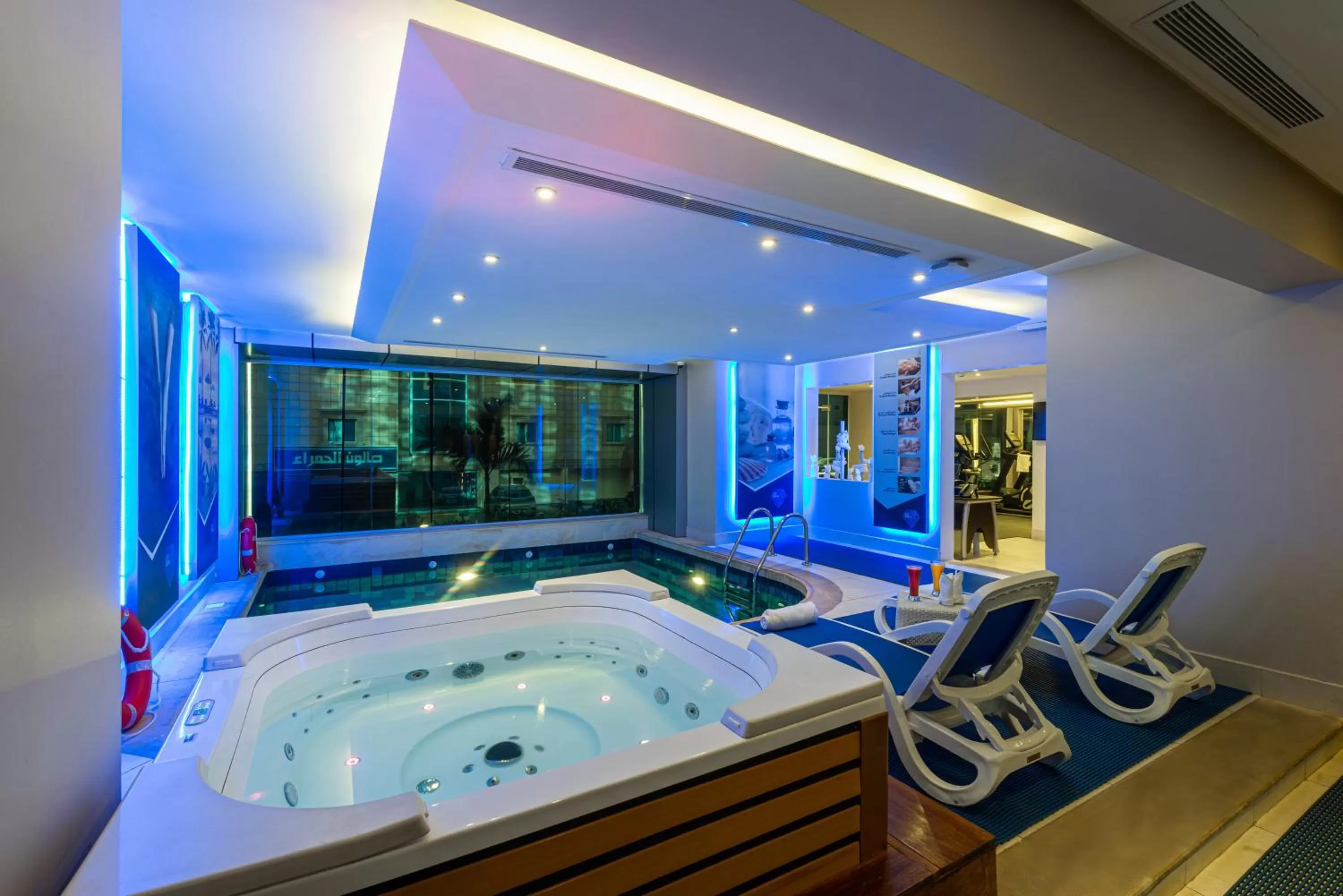 Pool view in Blue Diamond Hotel Jeddah