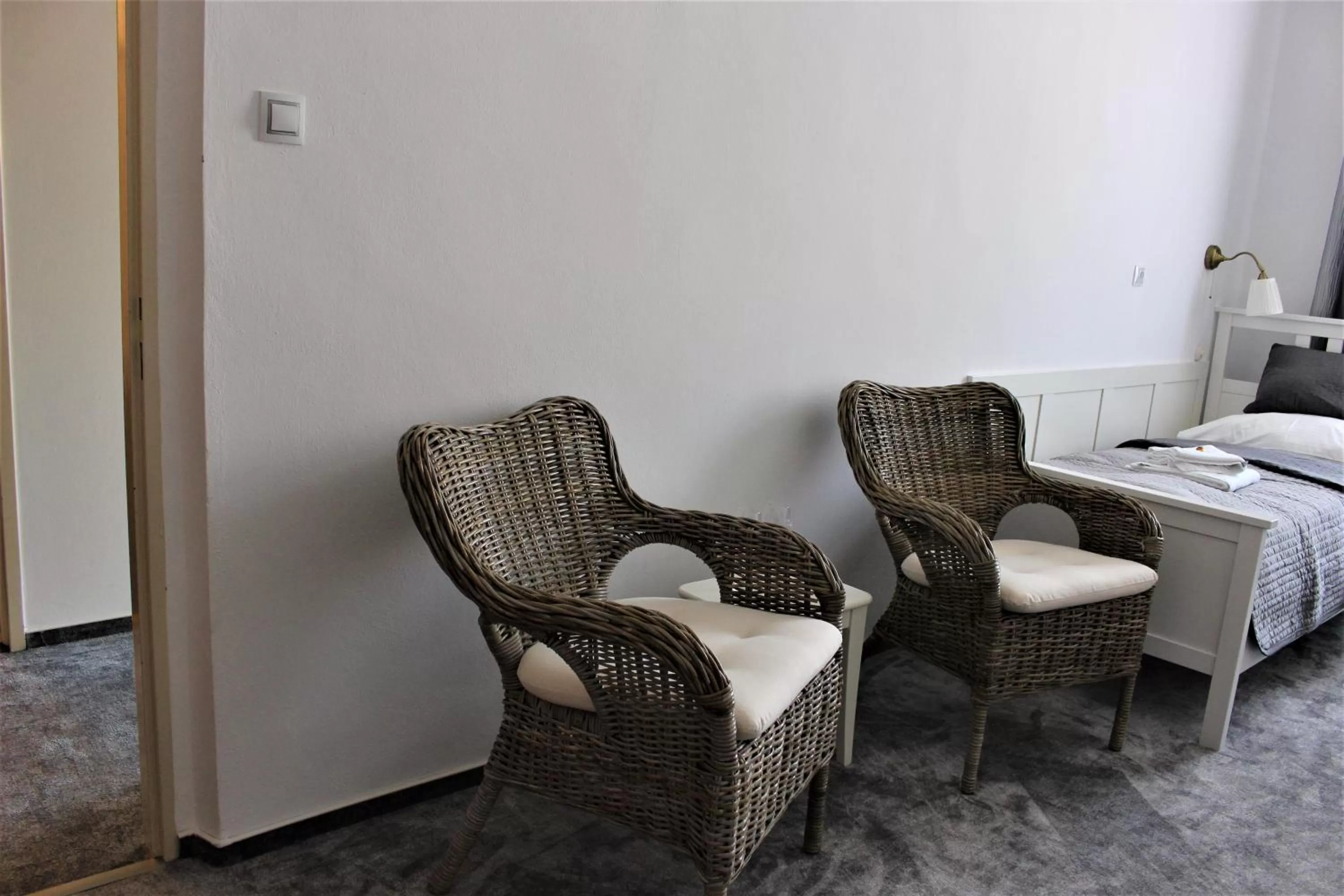 Decorative detail, Bed in Hotel Amadeus