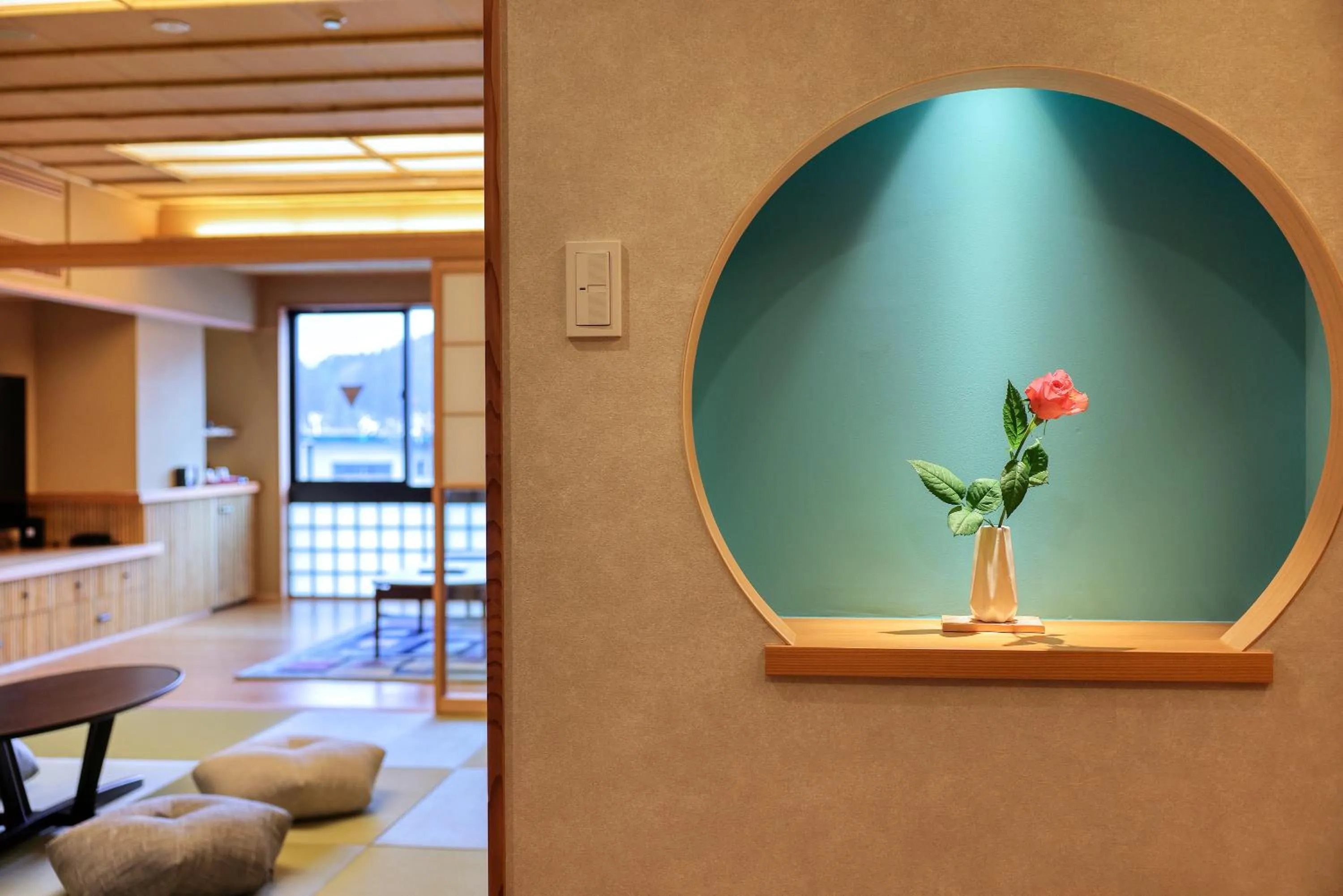 Photo of the whole room in Honjin Hiranoya Kachoan