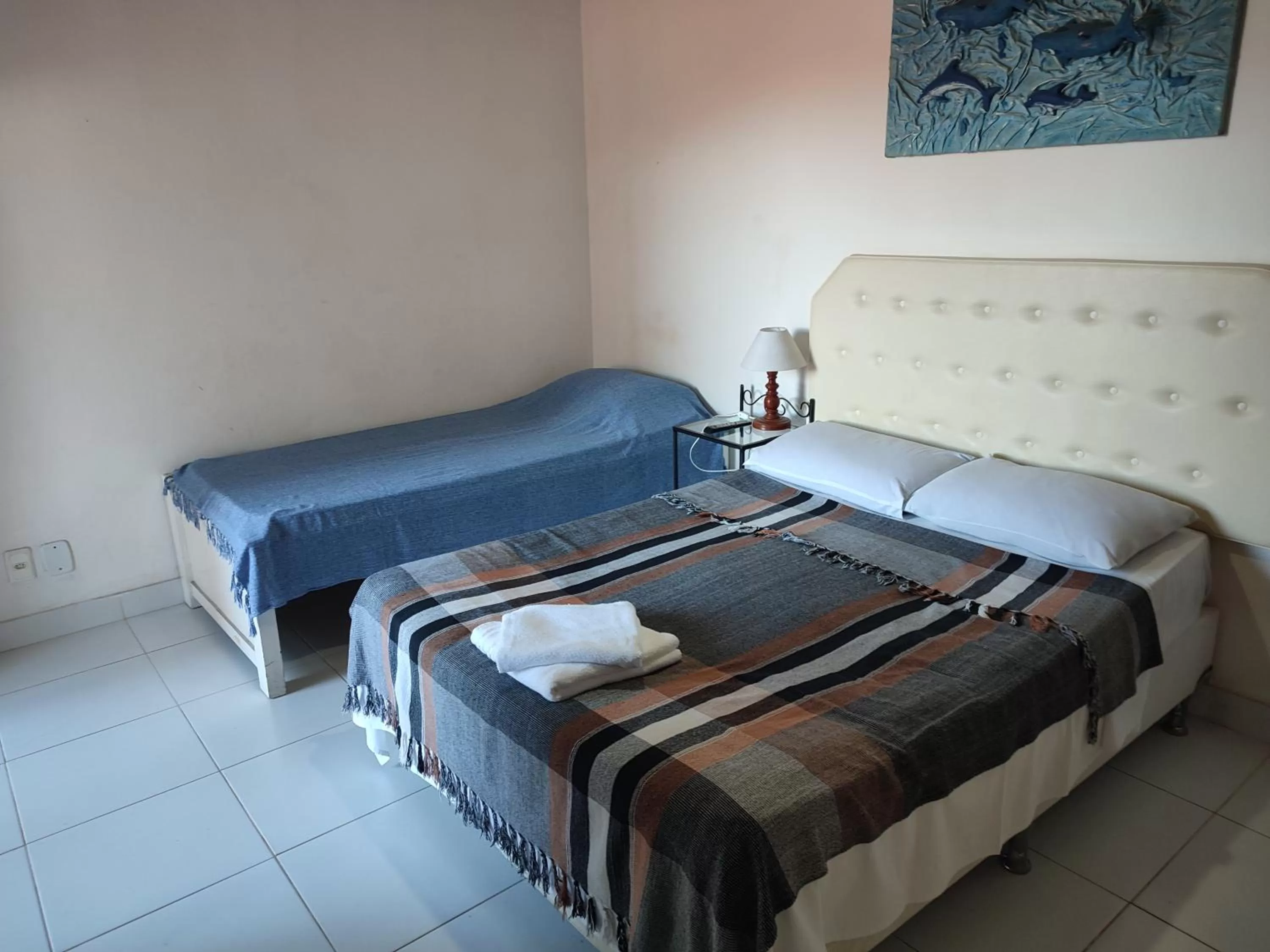 Bed in Pousada L'étage