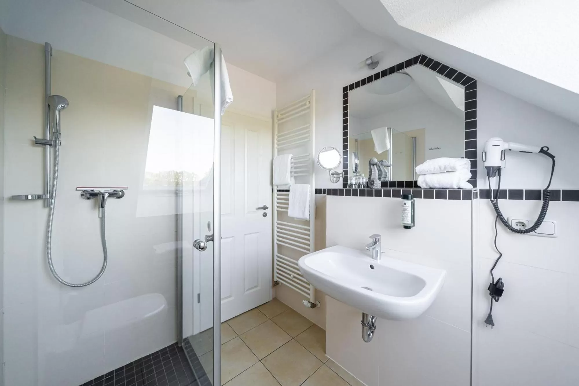 Bathroom in Strandhafer Aparthotel