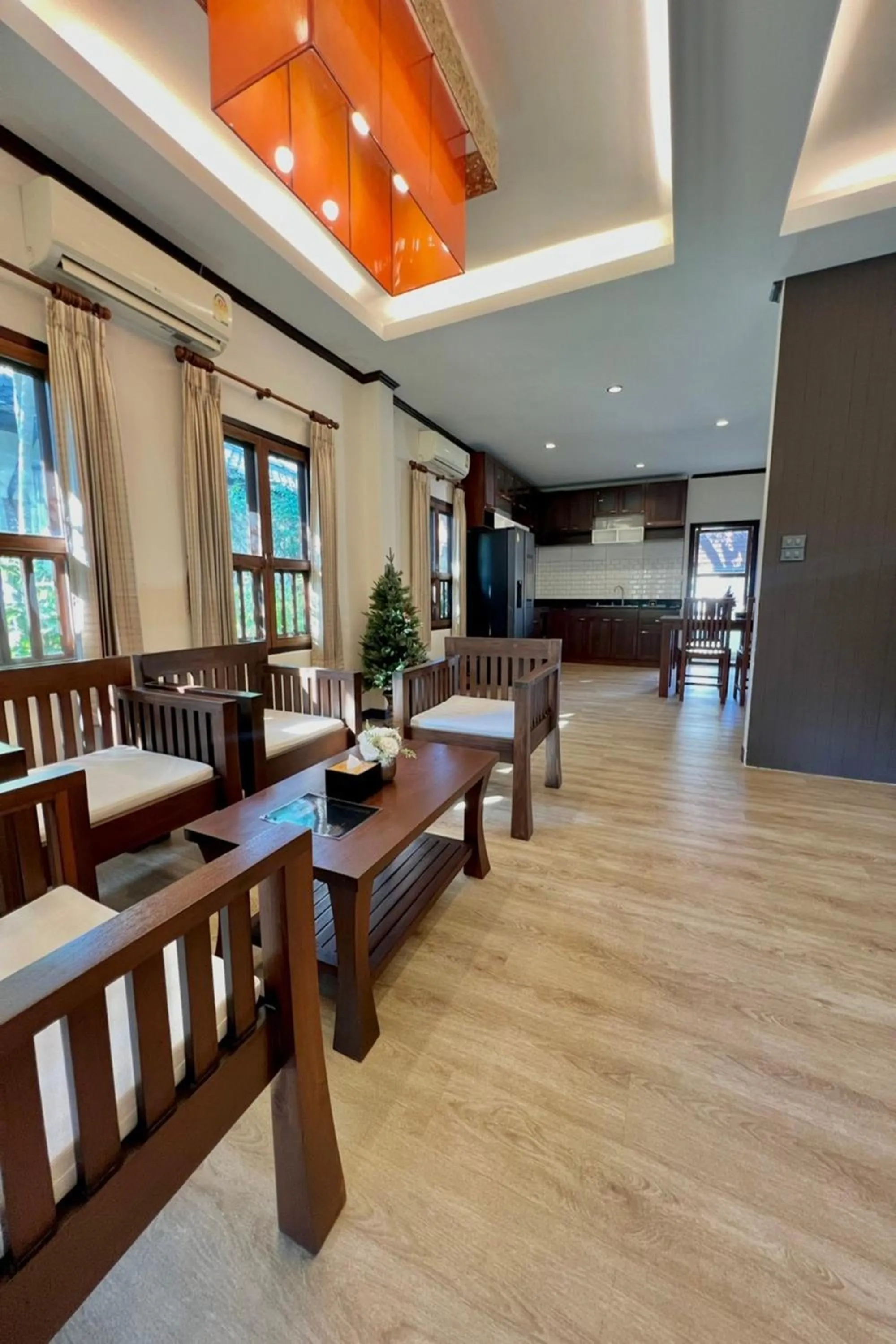 Seating area in Na Mantra Resort