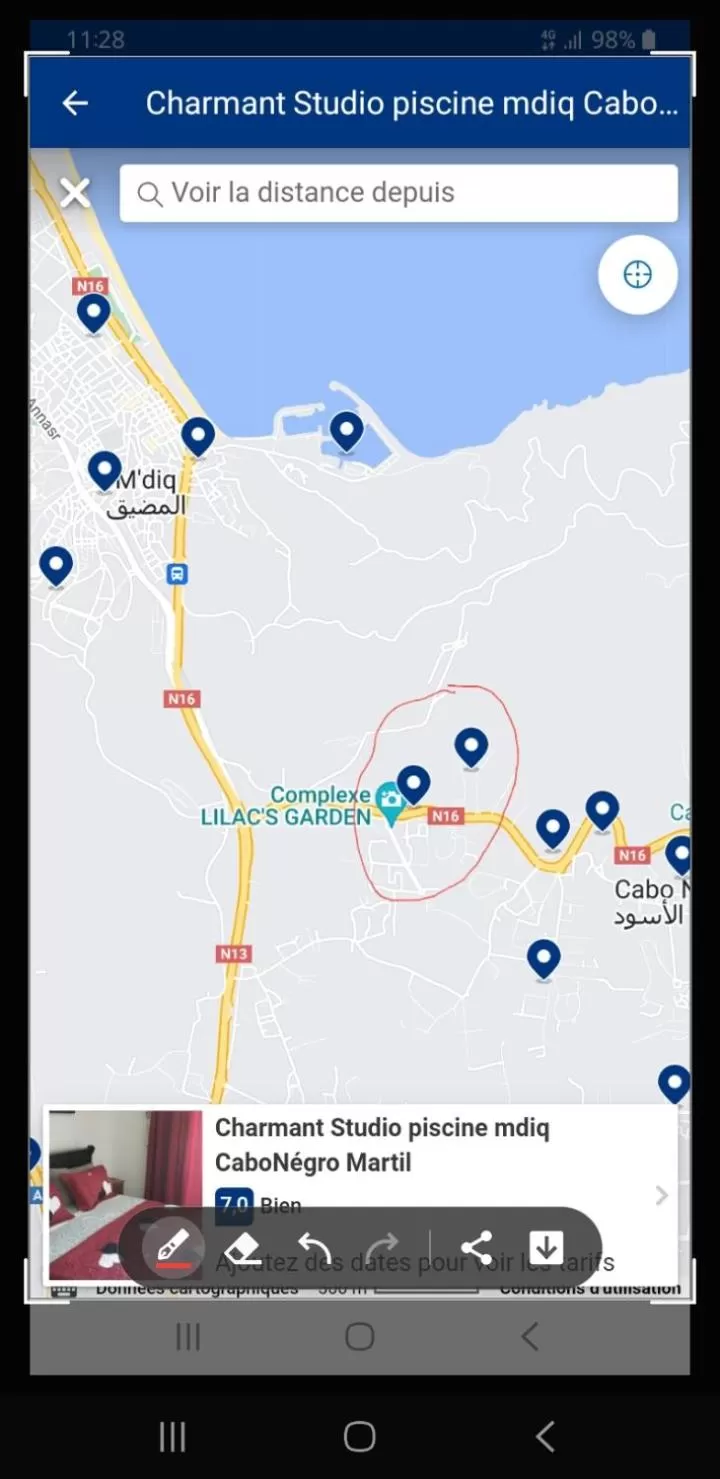 Charmant Studio piscine mdiq CaboNégro Martil