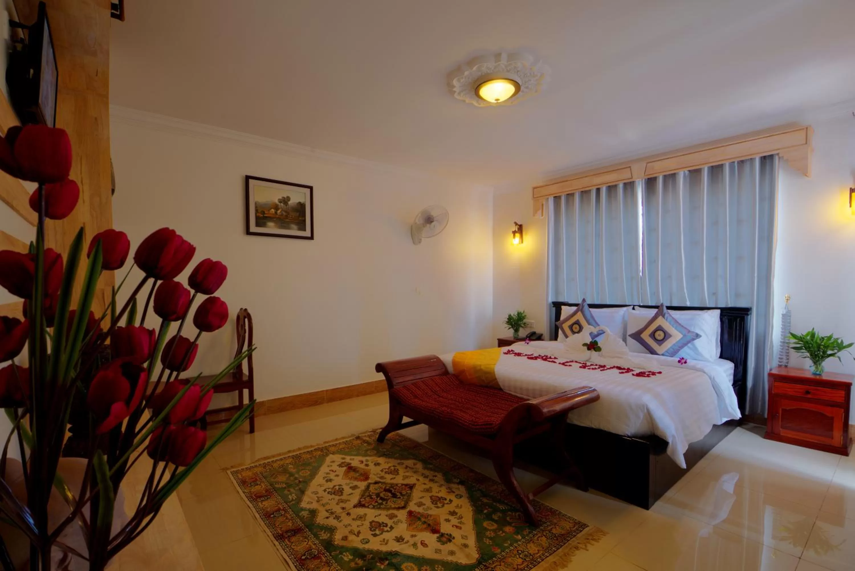 Bedroom, Bed in Bou Phanith Villa